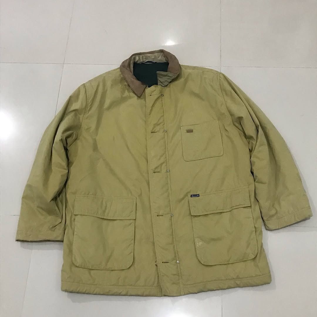 Designer × Faconnable Vintage Faconnable hunting jacket Big Pocket Full Zip musta Size US L / EU 52-54 / 3 - 17 Thumbnail