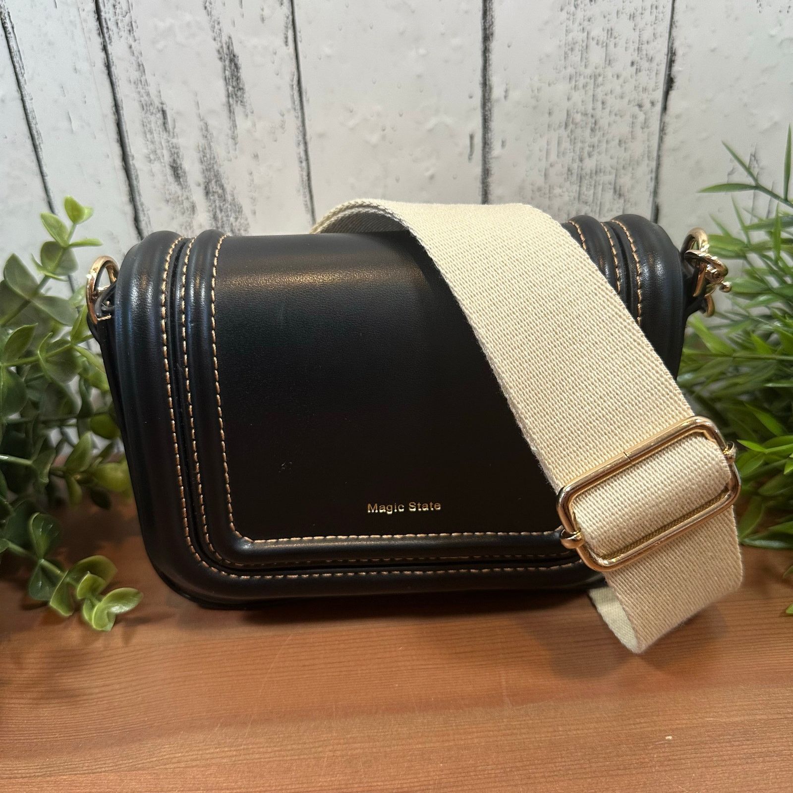 Zara Zara Basic Mini Crossbody Bag Black Magic State Size ONE SIZE - 3 Thumbnail