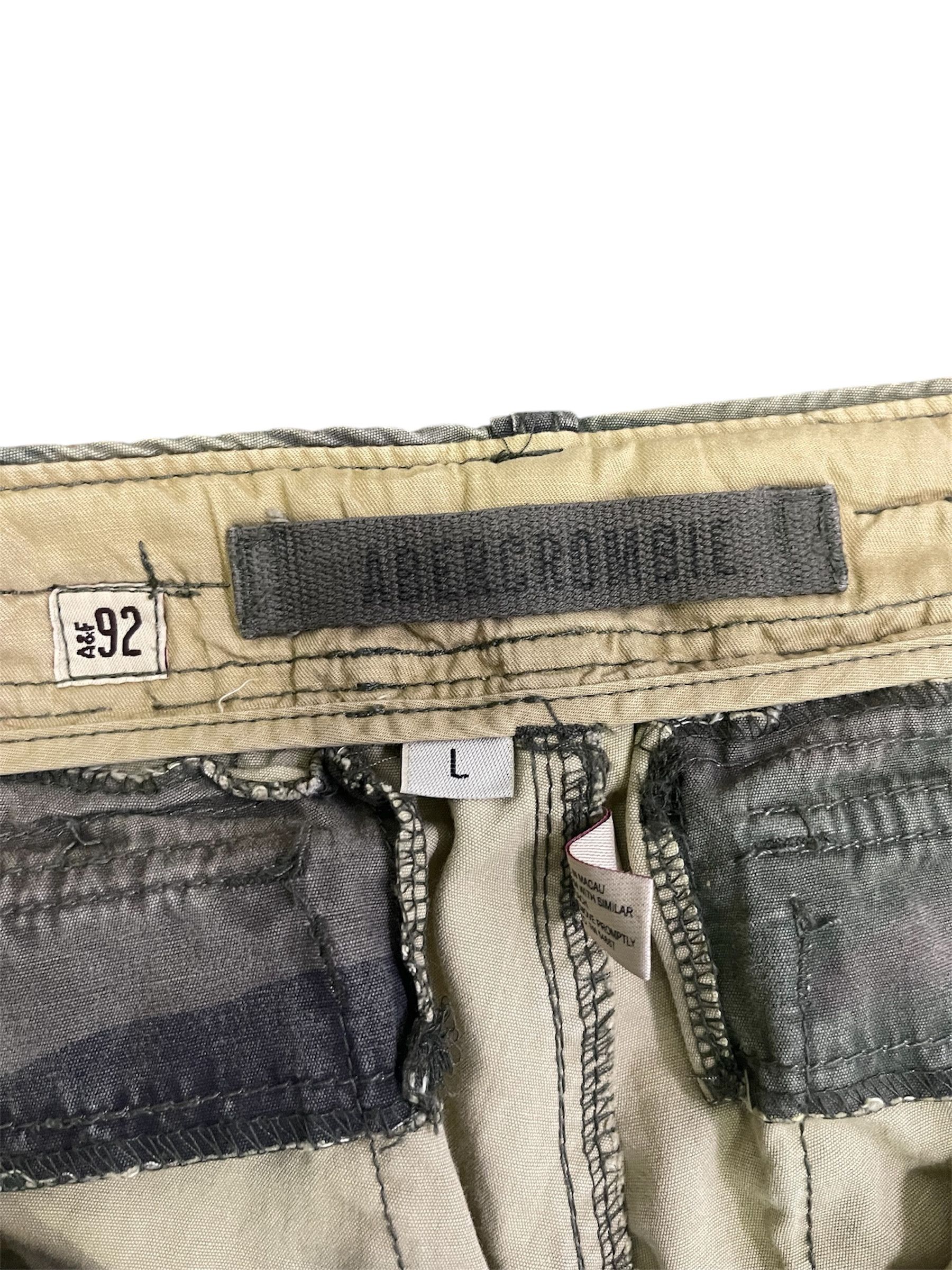 Abercrombie & Fitch Vtg Style A&F Camouflage Faded of the Day Baggy Army Size US 34 / EU 50 - 9 Thumbnail