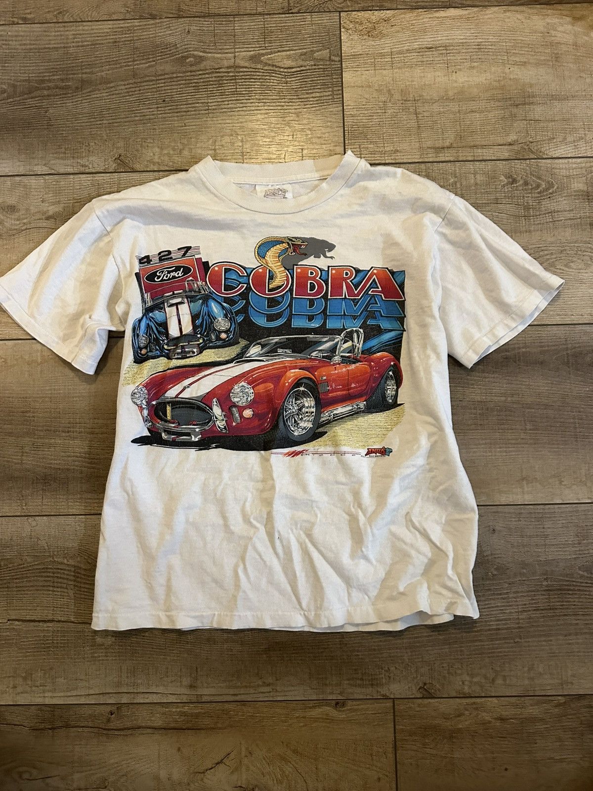 Other Vintage 90s Shelby Cobra 427 Ford T-Shirt (M) Made in USA Size US M / EU 48-50 / 2 - 1 Thumbnail