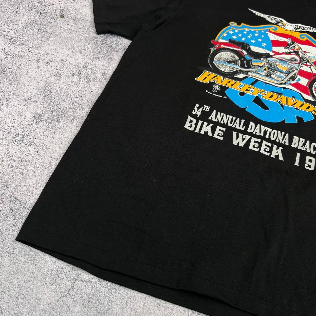 Harley Davidson × Vintage Harley-Davidson Vintage 90s Daytona Beach 1995 T-Shirt XL Size US XL / EU 56 / 4 - 4 Thumbnail