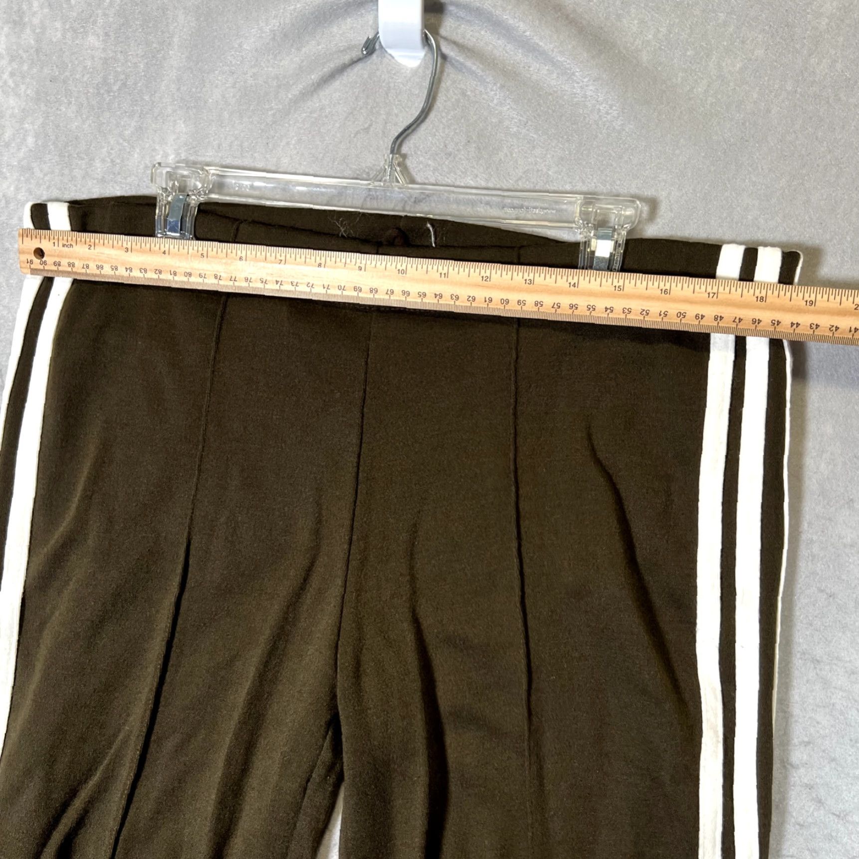 Vintage VINTAGE Sea Island Pants Adult Mens Large Brown 80s Striped Jogger Slim 30 Inseam Regular Style Activewear Clothing Mens Size US 33 - 2 Thumbnail