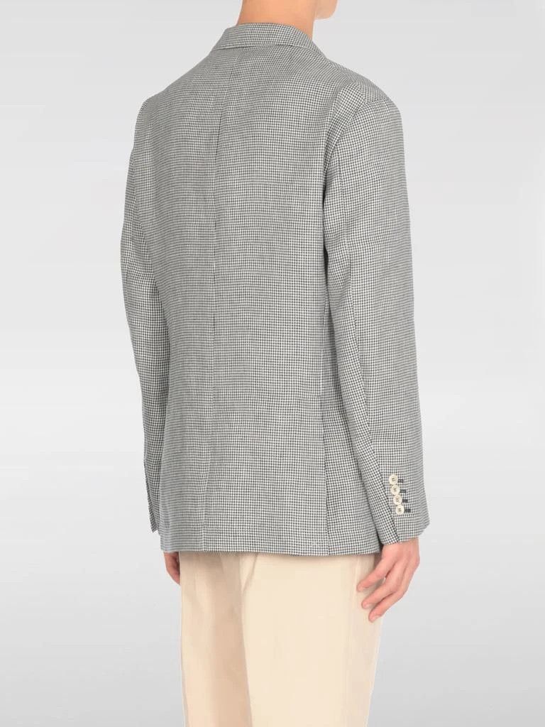 Brunello Cucinelli o1y0526 Single-breasted Blazer in Black/White Size US M / EU 48-50 / 2 - 3 Thumbnail