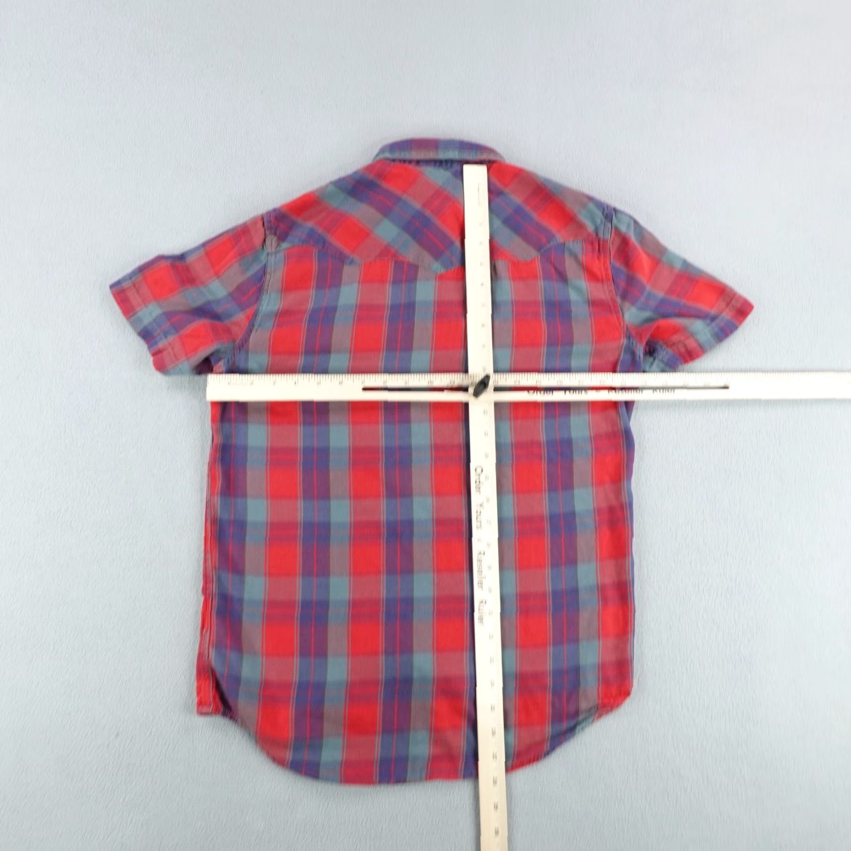 Ralph Lauren VINTAGE Ralph Lauren Denim & Supply Shirt Mens S Red Plaid Button-Up Western Cowboy Casual Size US S / EU 44-46 / 1 - 7 Thumbnail