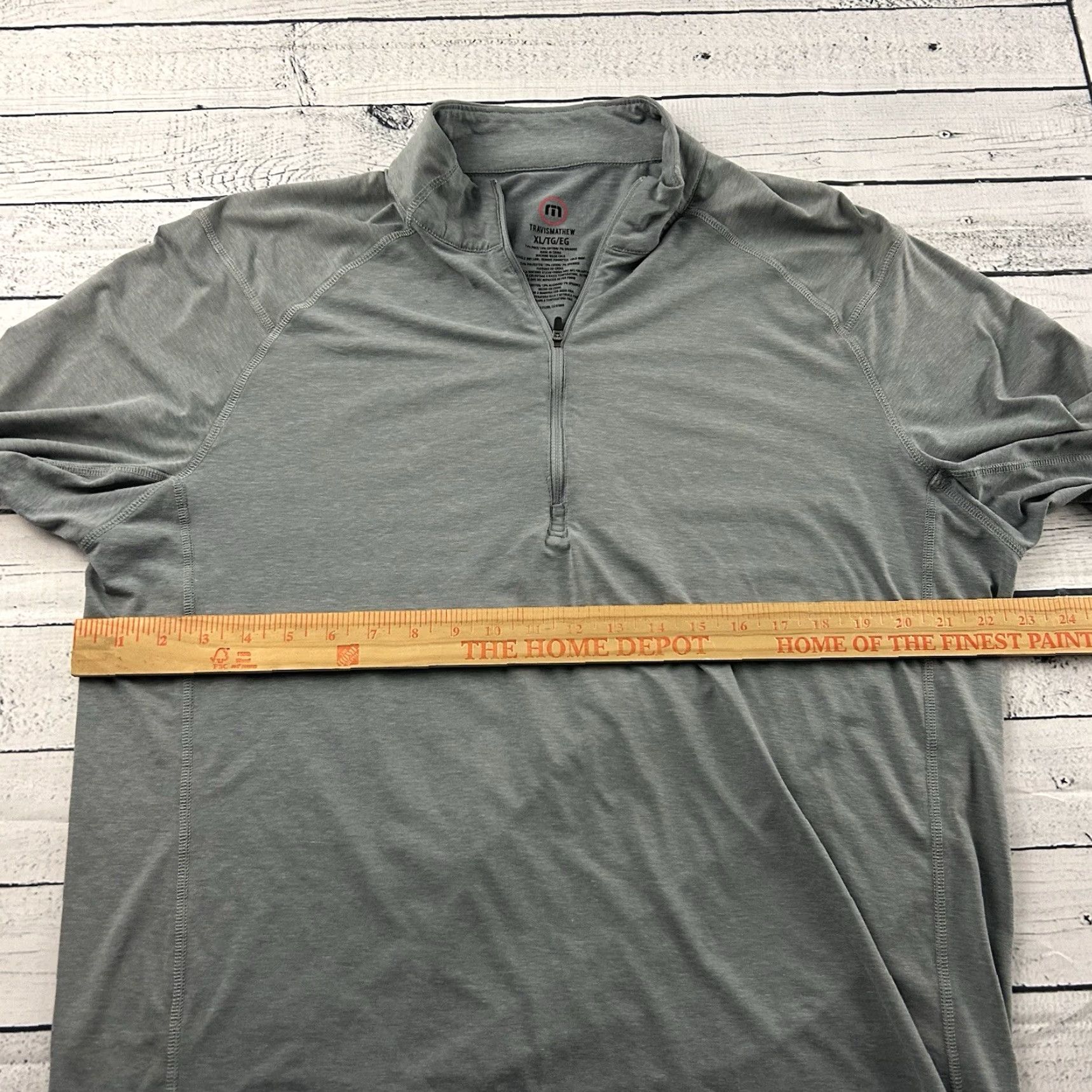 TravisMathew Travis Mathew 1/4 Zip Pullover Lightweight Jacket Men's XL Gray TPC Harding Park Size US XL / EU 56 / 4 - 5 Thumbnail