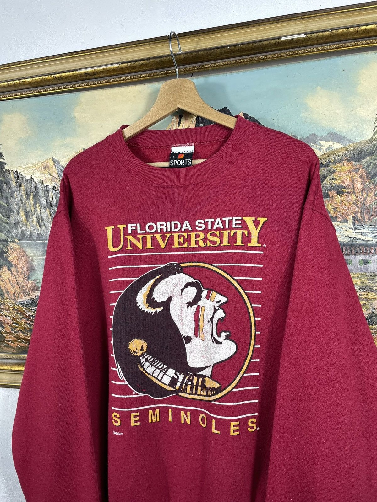 NFL × Vintage Washington Redskins Retro 90s Loose Boxy Crewneck NFL Size US L / EU 52-54 / 3 - 4 Thumbnail