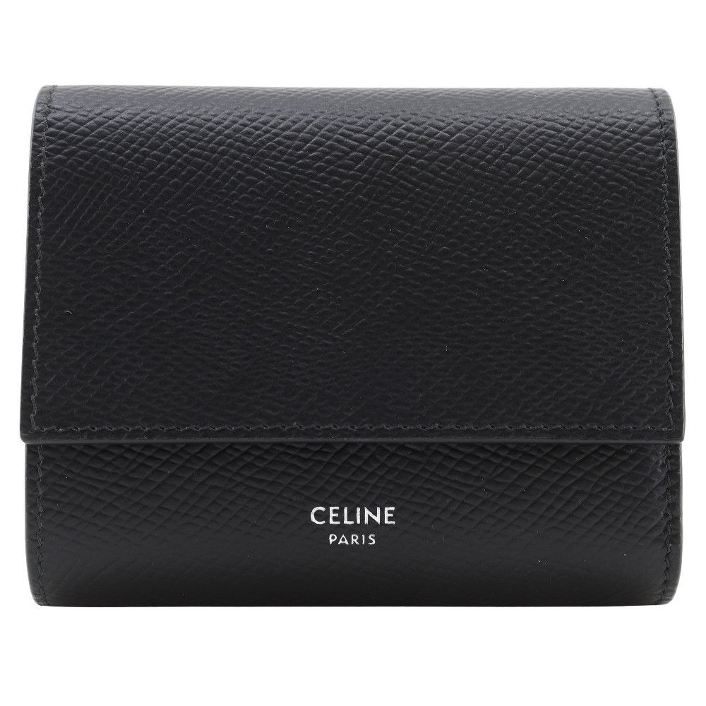 Celine Celine Small Tri-fold Wallet Leather Wallet Leather Short