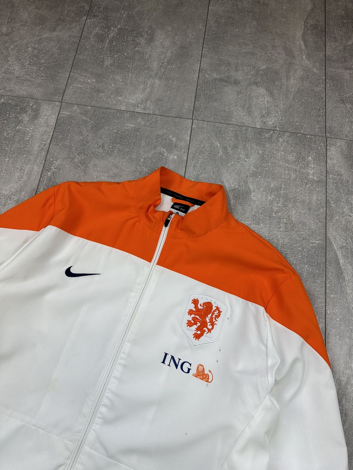 Nike Nike Netherlands KNVB Soccer Light Jacket Size US XL / EU 56 / 4 - 5 Thumbnail