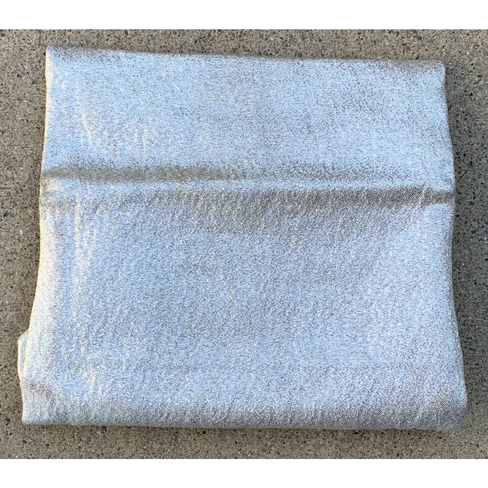 Vintage VINTAGE Mid-Century Modern Clutch Bag Silver Fabric Lady Buxton Womens Size ONE SIZE - 6 Thumbnail