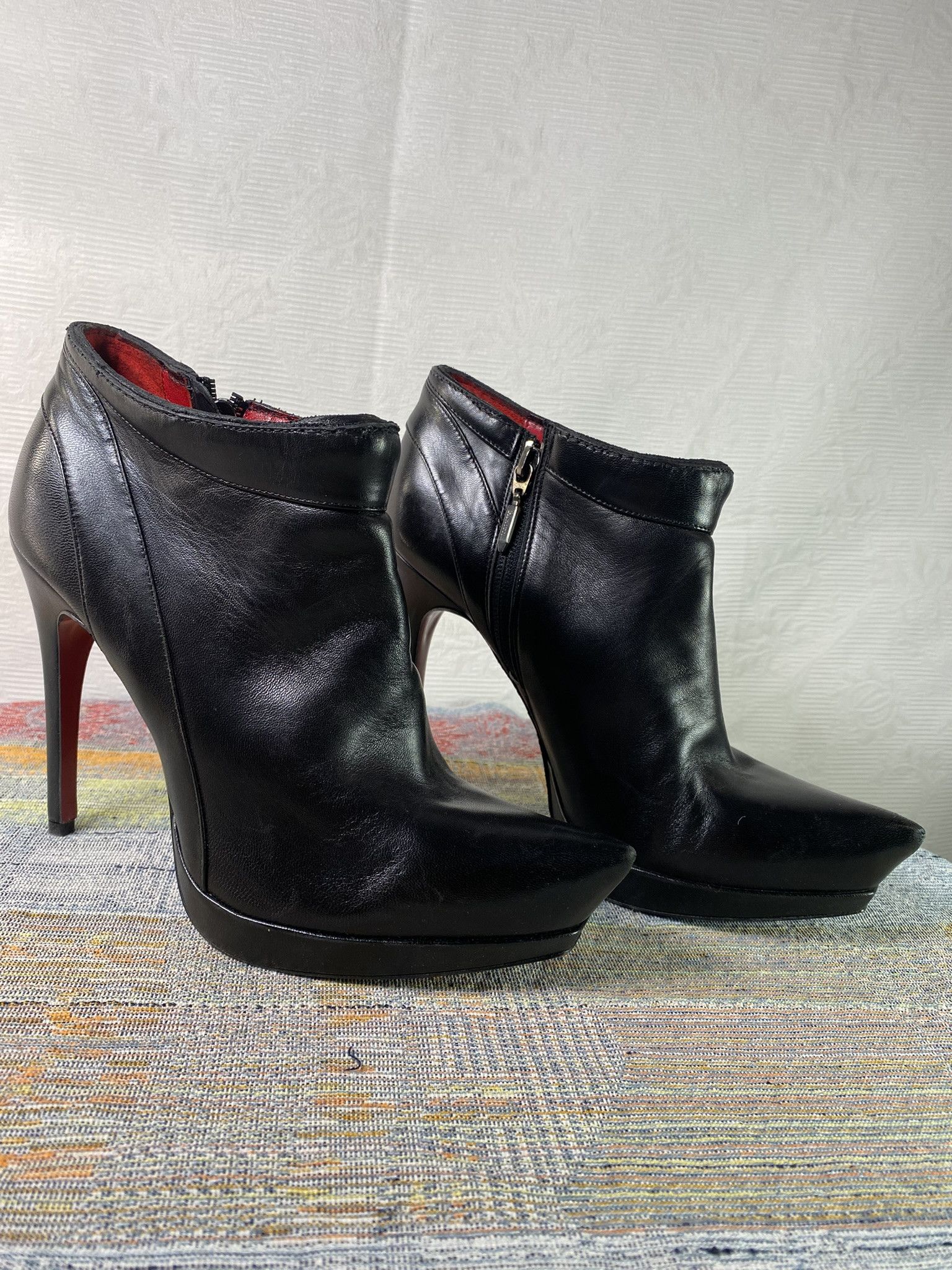 Other Cesare Paciotti Black Leather Ankle Boots EU 39.5 US 9.5 Size US 9.5 / IT 39.5 - 1 Thumbnail