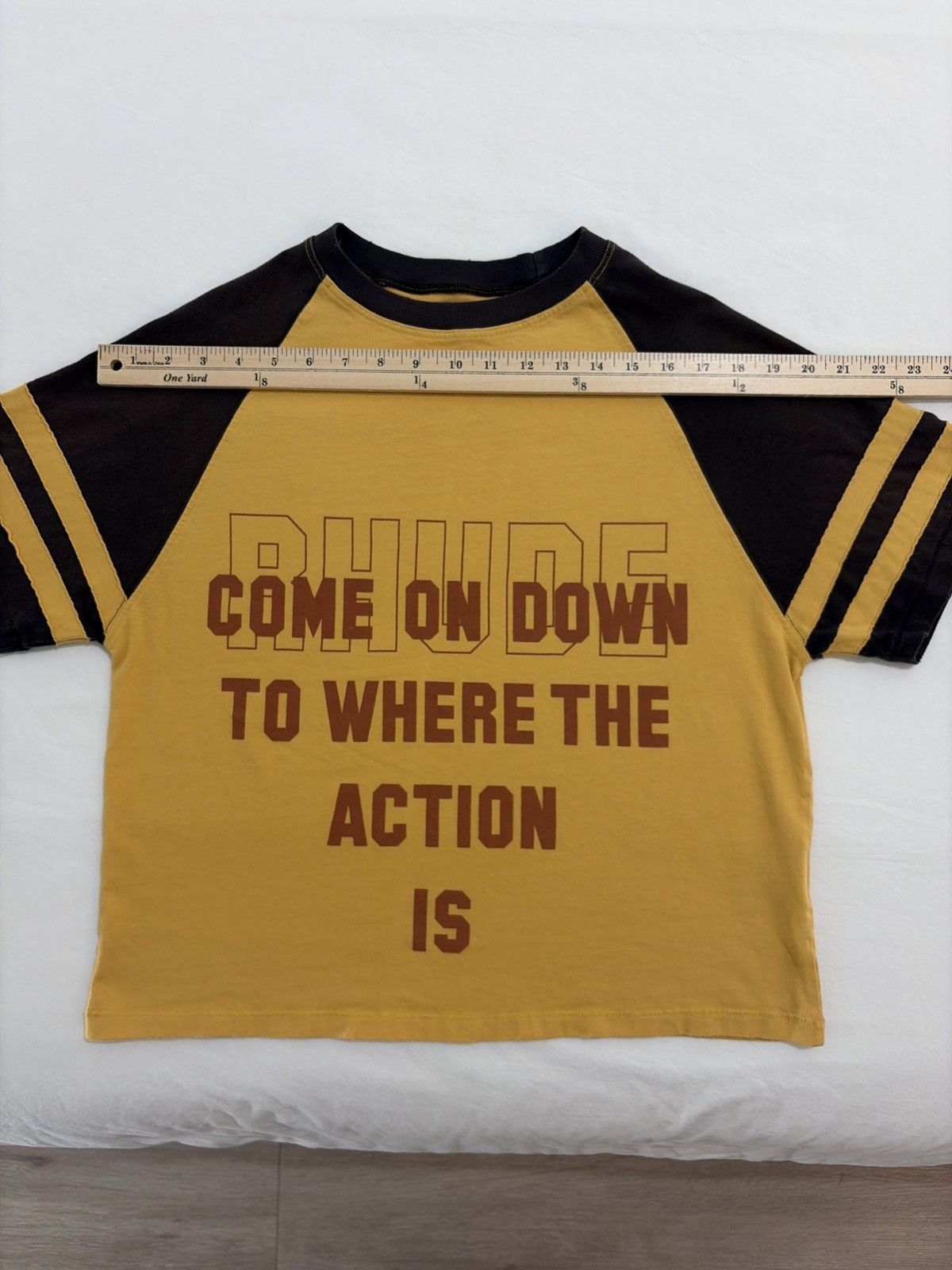 Rhude Rhude Come On Down To Where The Action Is Tee Size US XS / EU 42 / 0 - 14 Thumbnail