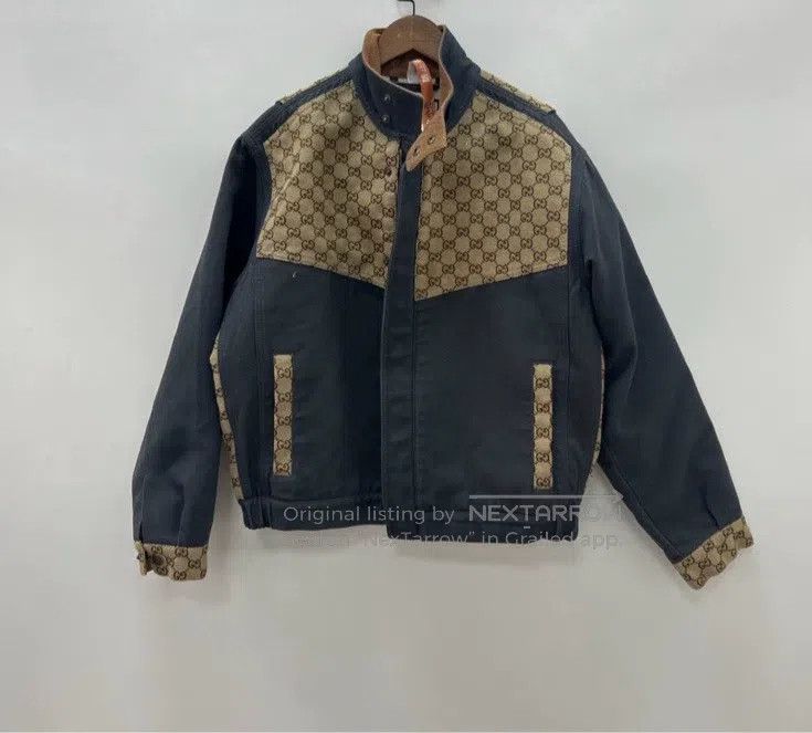 Gucci Gucci Old flower full LOGO stitching jacket Size US S / EU 44-46 / 1 - 1 Thumbnail