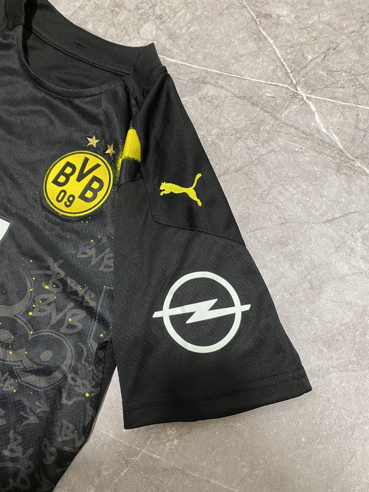 Puma × Vintage Puma 2020/21 Borussia Dortmund BVB Away Football Black Shirt Size US S / EU 44-46 / 1 - 12 Thumbnail
