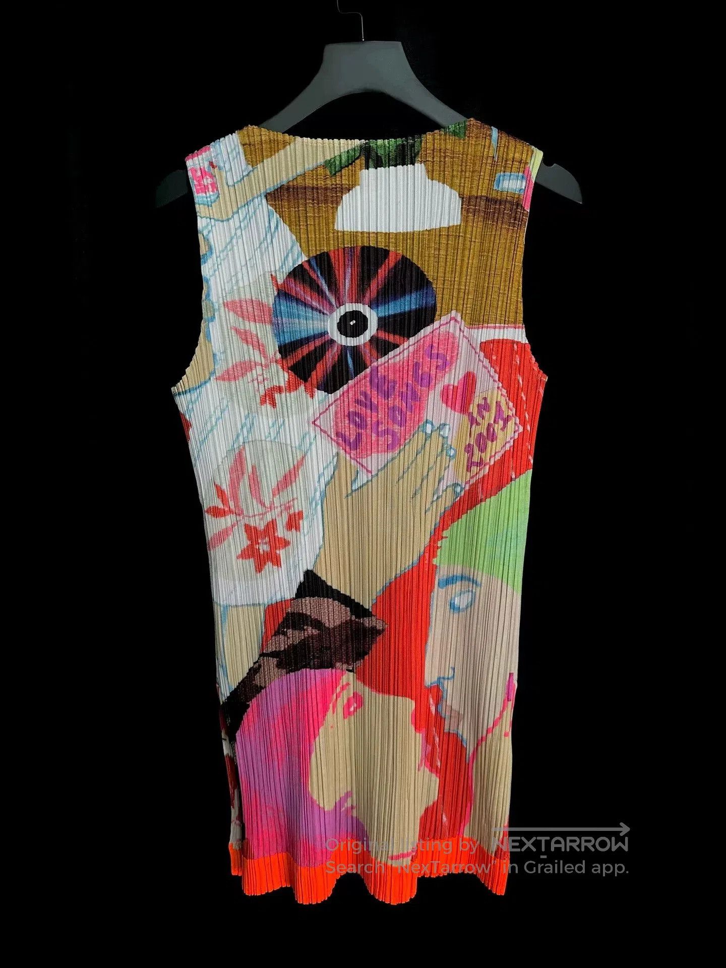 Pleats Please Issey Miyake Issey Miyake 01SS Comic Pleats Tank. Size L / US 10 / IT 46 - 2 Thumbnail