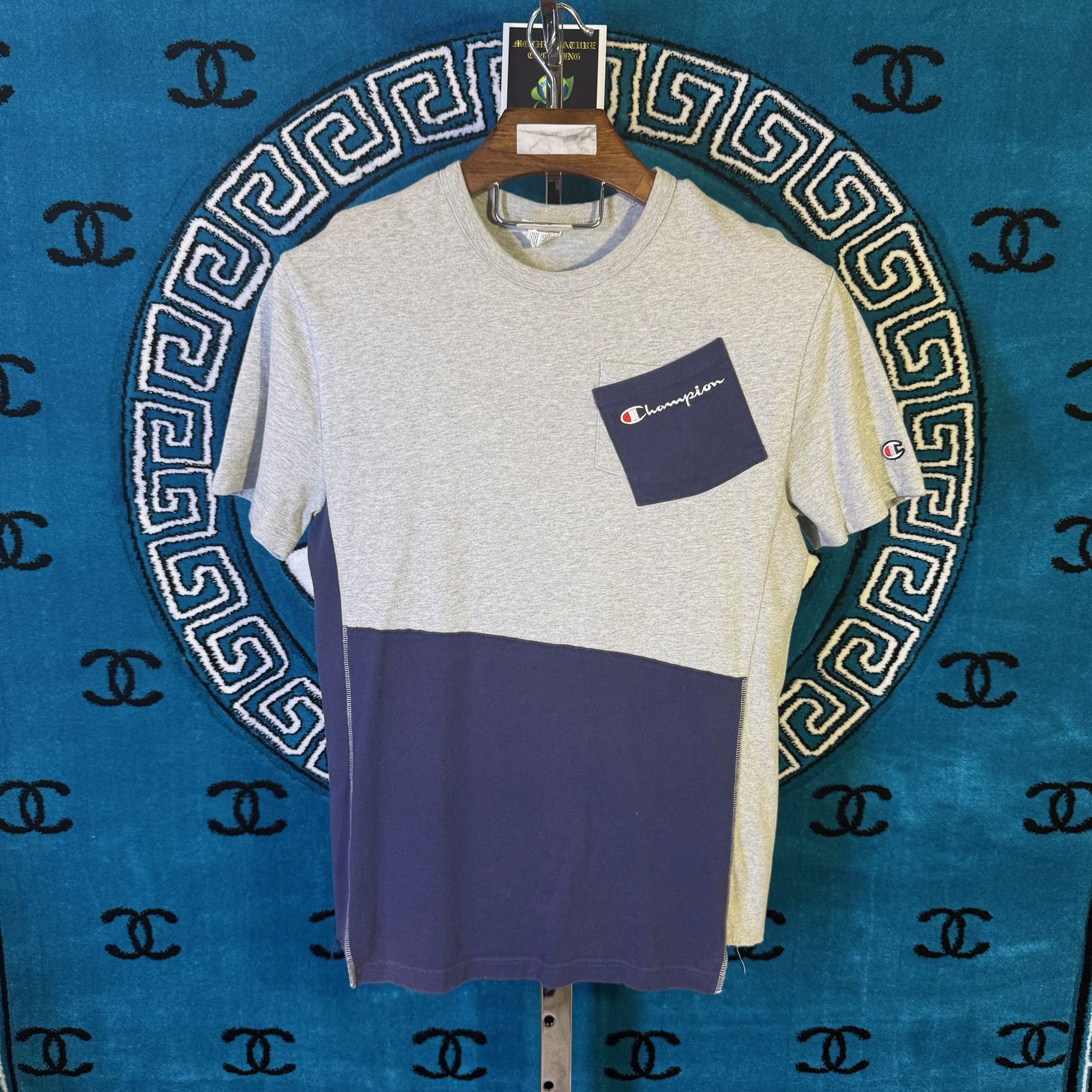 Champion THE CHAMPION PATCHWORK LOGOS GRAPHICA MOTIF S/S SHIRT Size US M / EU 48-50 / 2 - 2 Thumbnail