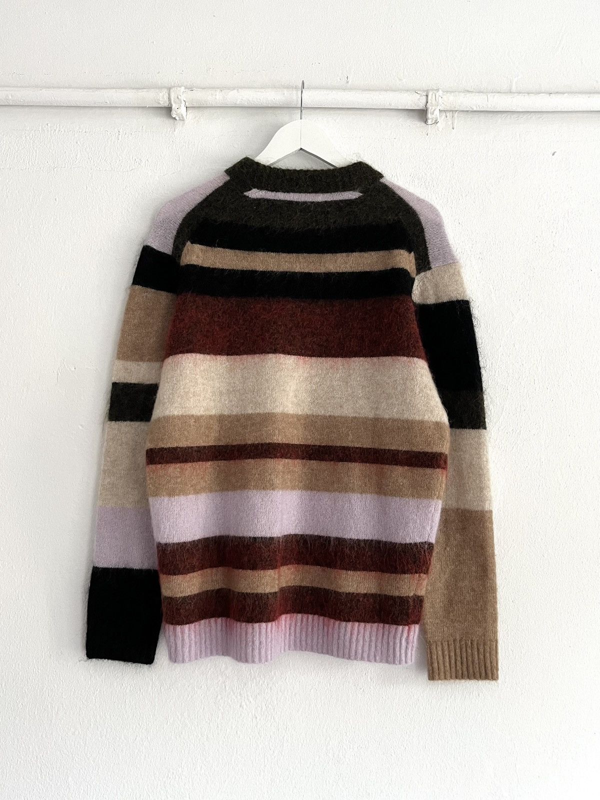 Acne Studios Acne Studios Striped Wool Mohair Multicolor Knit Sweater Size XS / US 0-2 / IT 36-38 - 6 Thumbnail