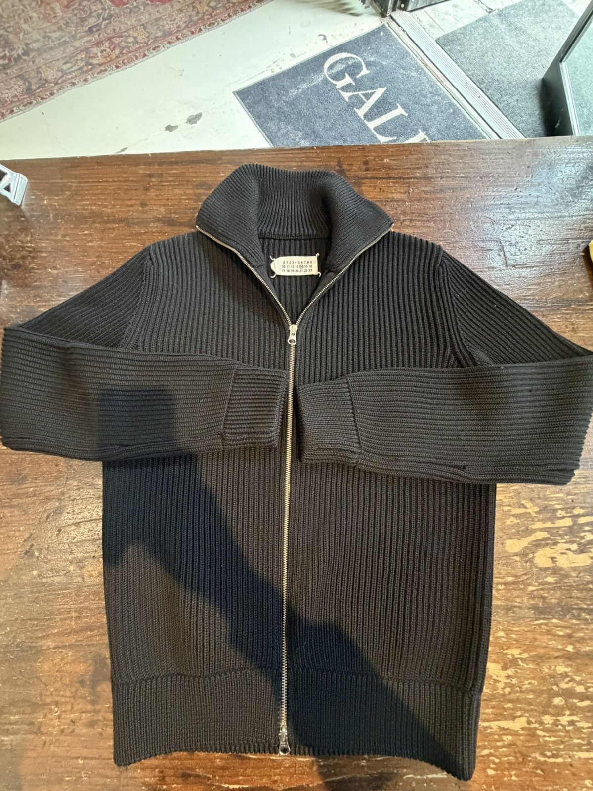Maison Margiela ✨ Maison Margiela- Iconic Ribbed Knit Driver’s Jacket ✨ Size US S / EU 44-46 / 1 - 1 Thumbnail