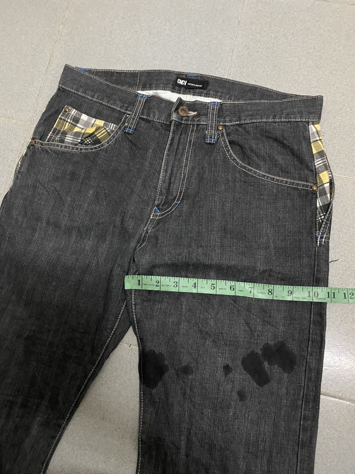 Japanese Brand × Vintage Vintage CNCV Concave Attempt Japanese Denim Jeans Size US 33 - 12 Thumbnail