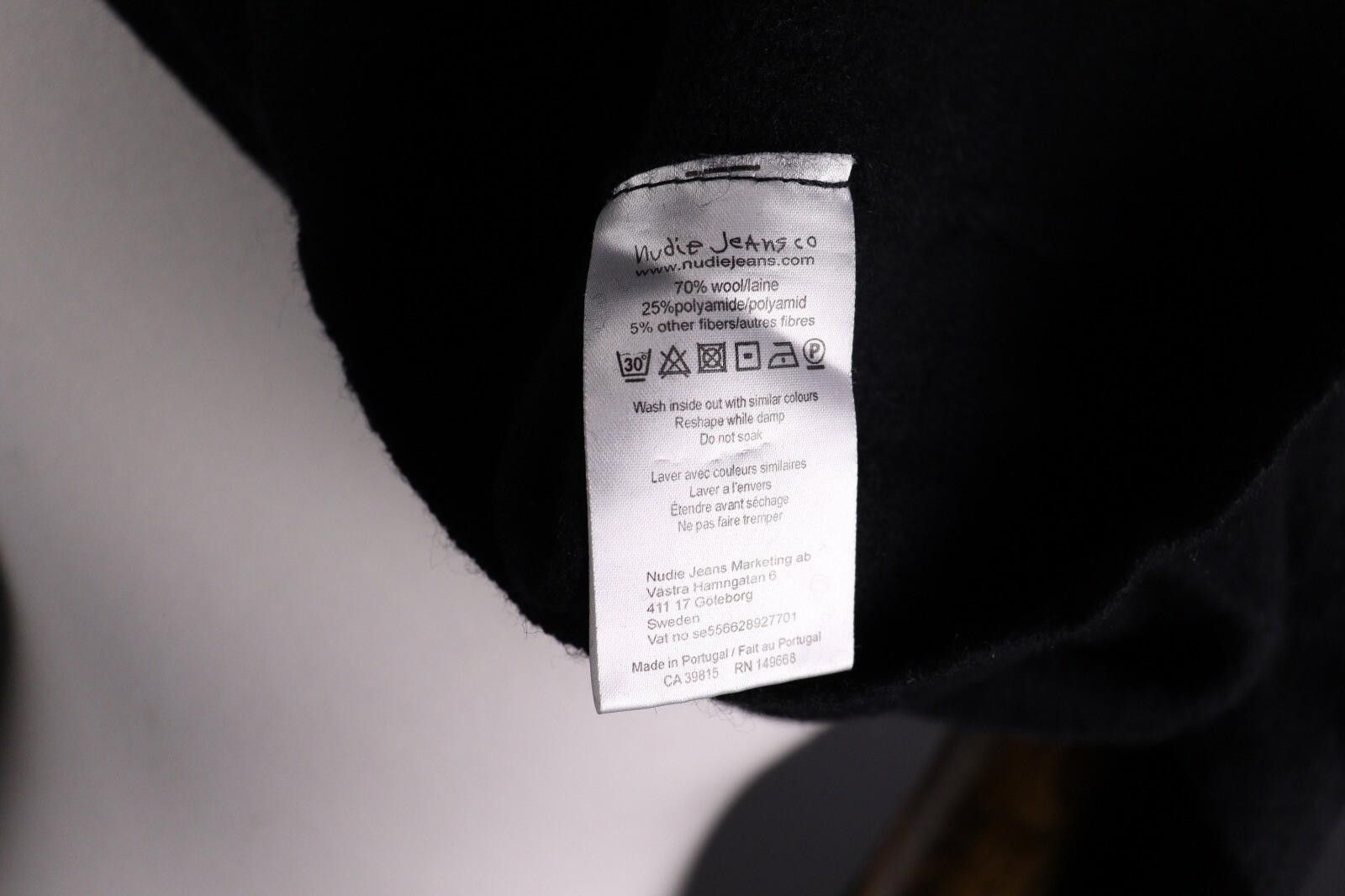 Nudie Jeans Nudie Jeans Black Wool Knit Long Sleeve Sweater Size M Size M / US 6-8 / IT 42-44 - 10 Thumbnail