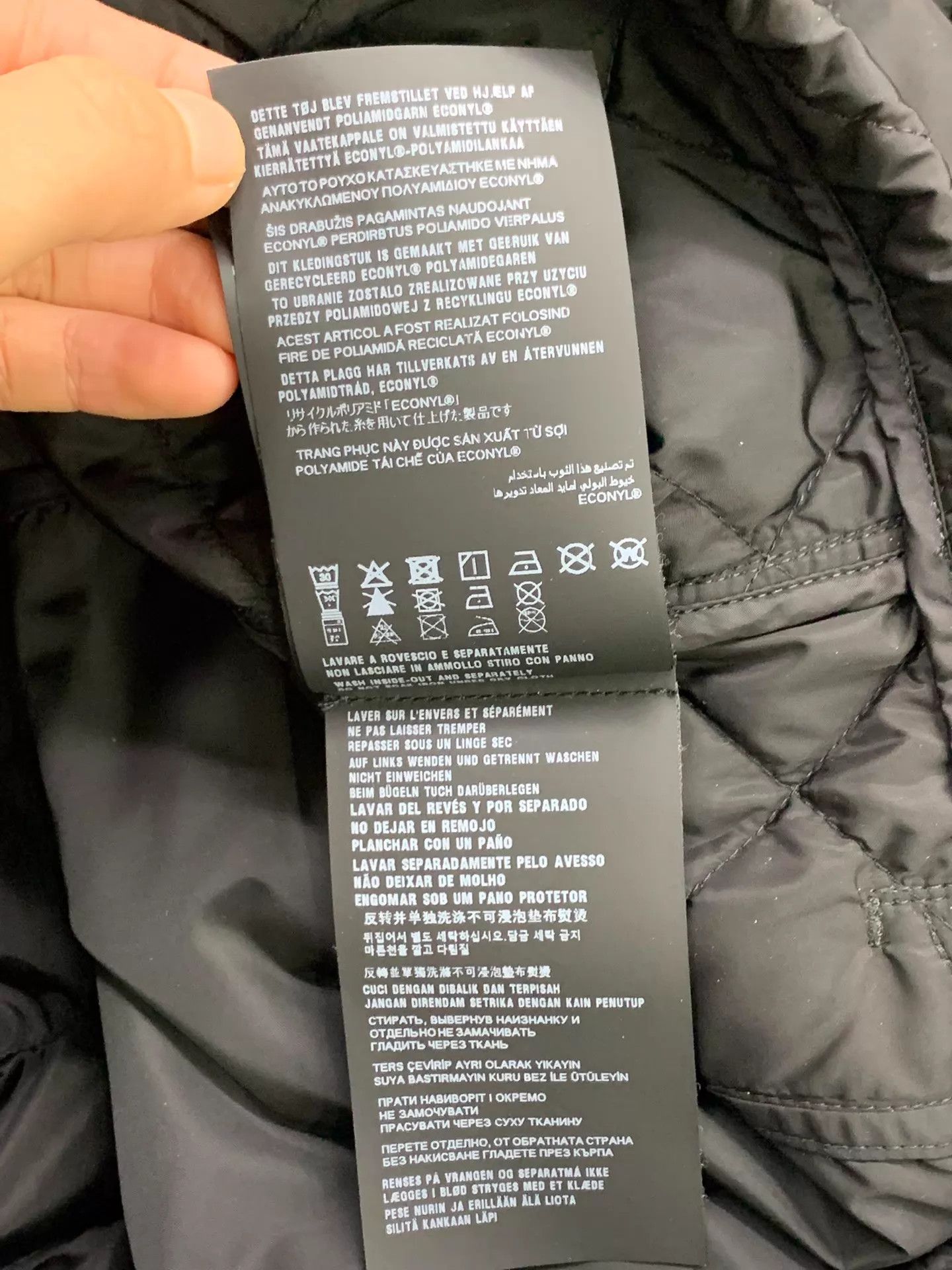 Prada Prada Black Triangle Logo Quilted Jacket 38 New Size XS / US 0-2 / IT 36-38 - 8 Thumbnail