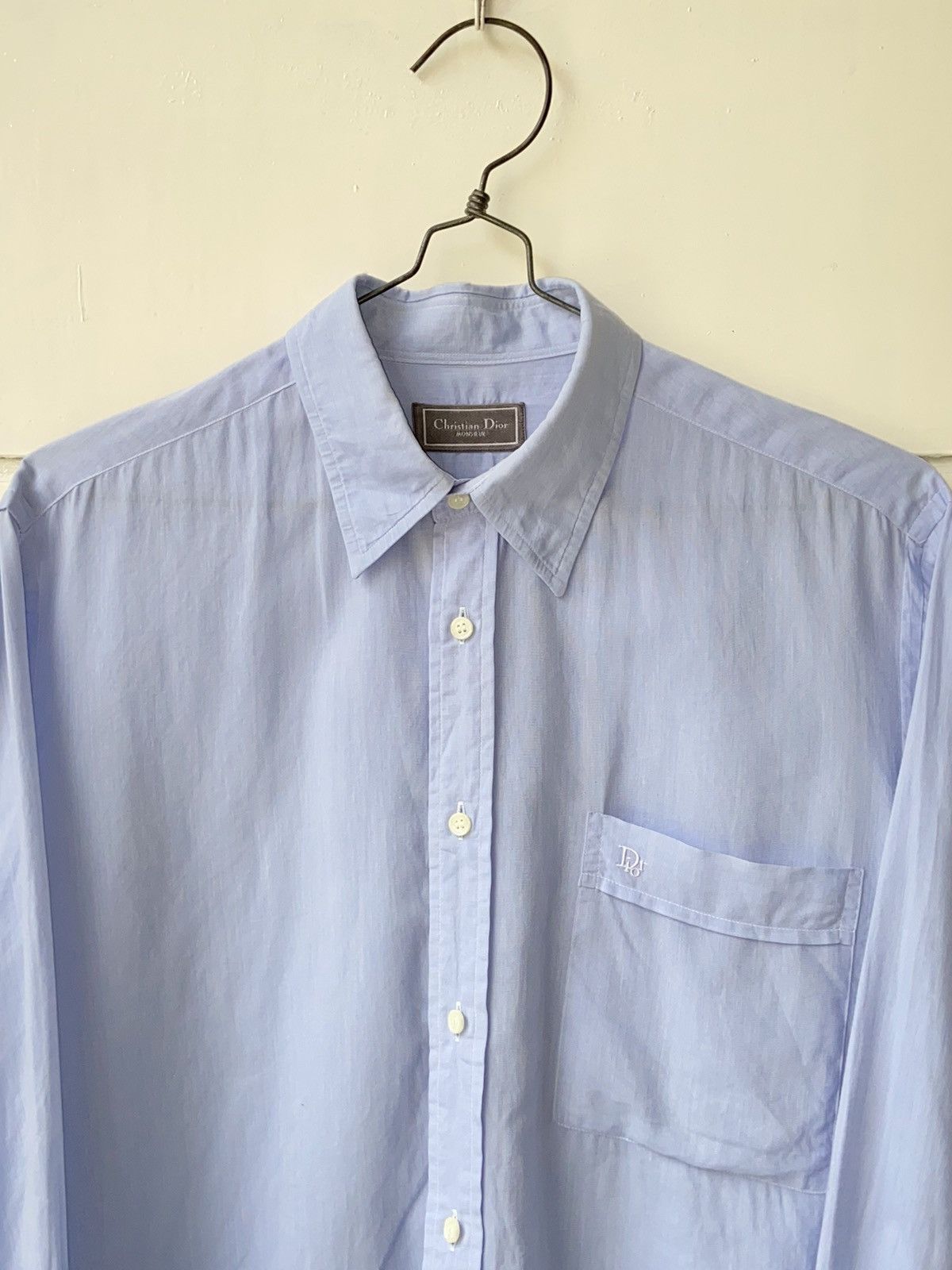 Christian Dior Monsieur Christian Dior Monsieur Blue Shirt Size US M / EU 48-50 / 2 - 11 Thumbnail