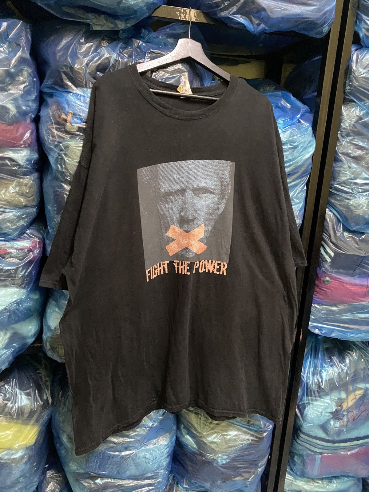 Other VINTAGE Y2K FIGHT THE POWER SHIRT Size US XXL / EU 58 / 5 - 3 Thumbnail
