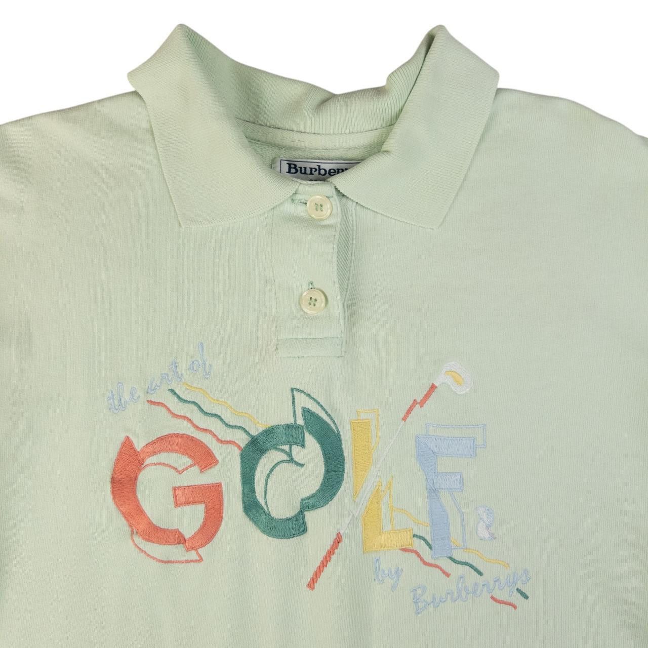 Burberry Vintage Burberry Embroidered Golf Polo Sweatshirt Size M Size US M / EU 48-50 / 2 - 3 Thumbnail