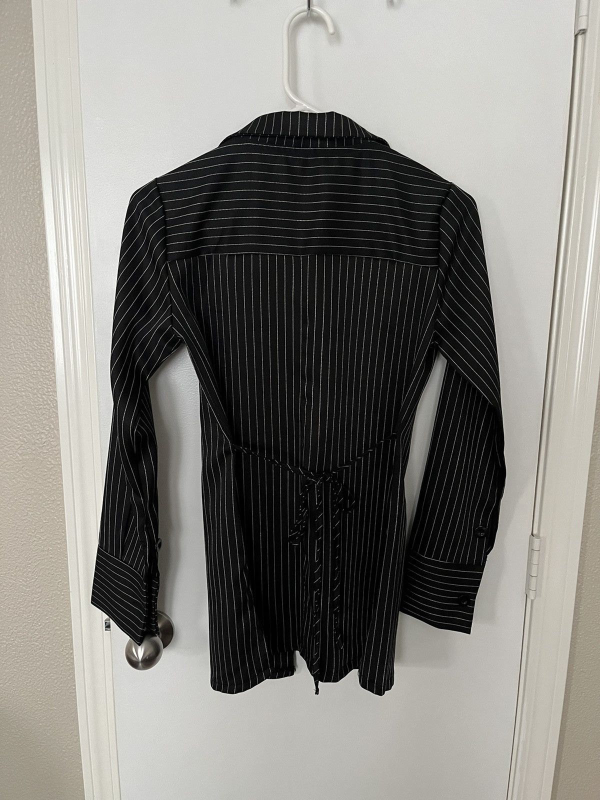 Japanese Brand × Vintage Sexy long button down Size S / US 4 / IT 40 - 4 Thumbnail