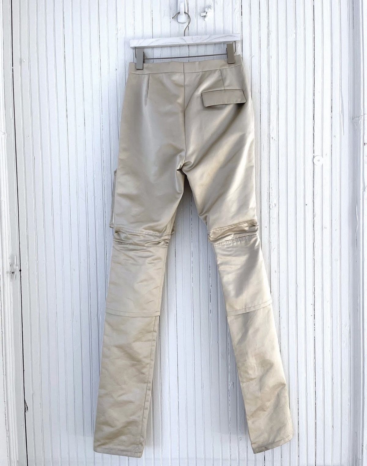 Raf Simons FW18 Satin Slim Space Pants With Pockets (46) Size US 30 / EU 46 - 3 Thumbnail