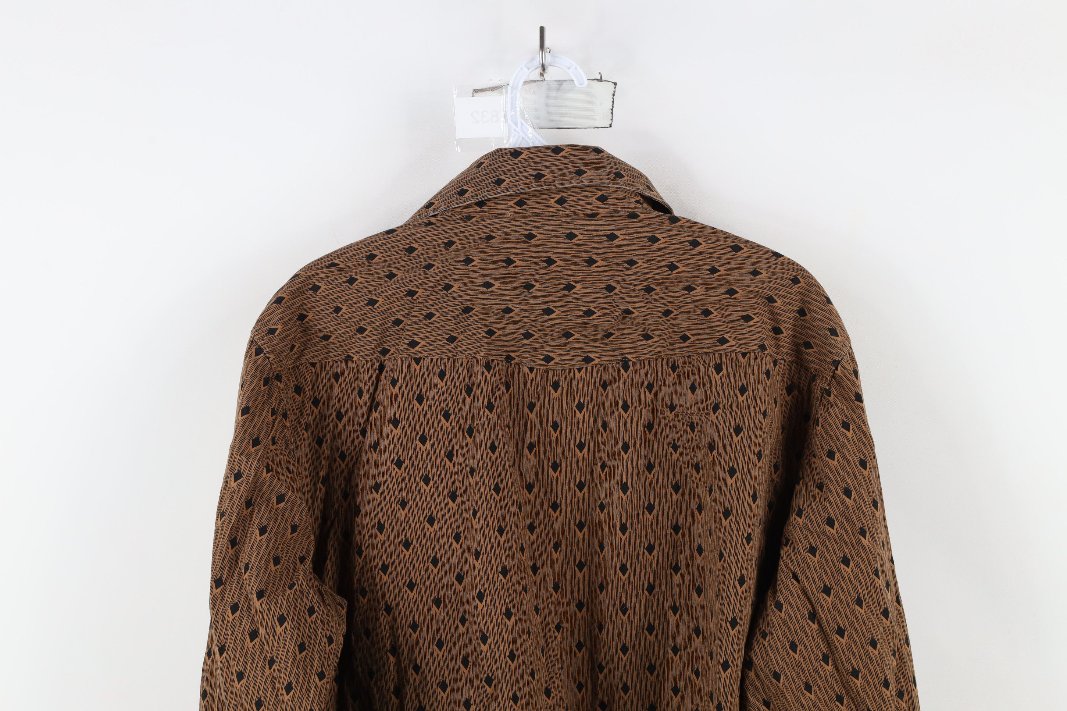 Vintage Vintage Rockabilly Rodeo Diamond Snap Button Collared Shirt Size US L / EU 52-54 / 3 - 10 Thumbnail