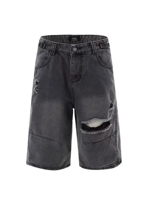 Japanese Brand Mizuho x natsu Vintage Hip Hop Loose Casual Denim Shorts Size US 31 - 8 Thumbnail