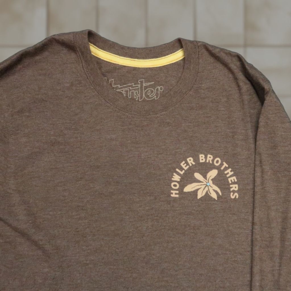 Howler Brothers Howler Bros Shirt Men Small Brown Graphic Long Sleeve Tee Crew Size US S / EU 44-46 / 1 - 1 Thumbnail