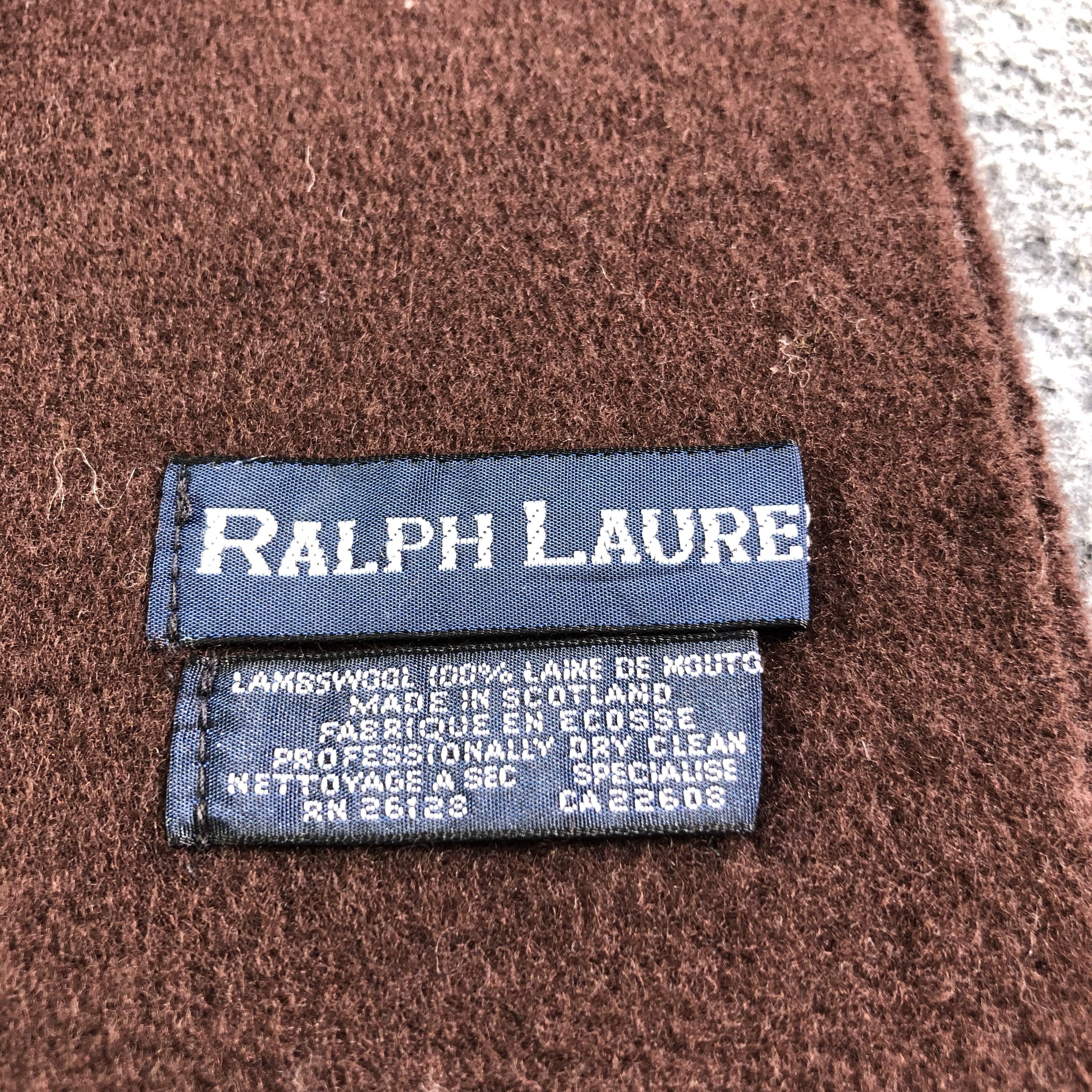 Ralph Lauren Ralph Lauren Wool Scarf Muffler V1814 Size ONE SIZE - 5 Thumbnail