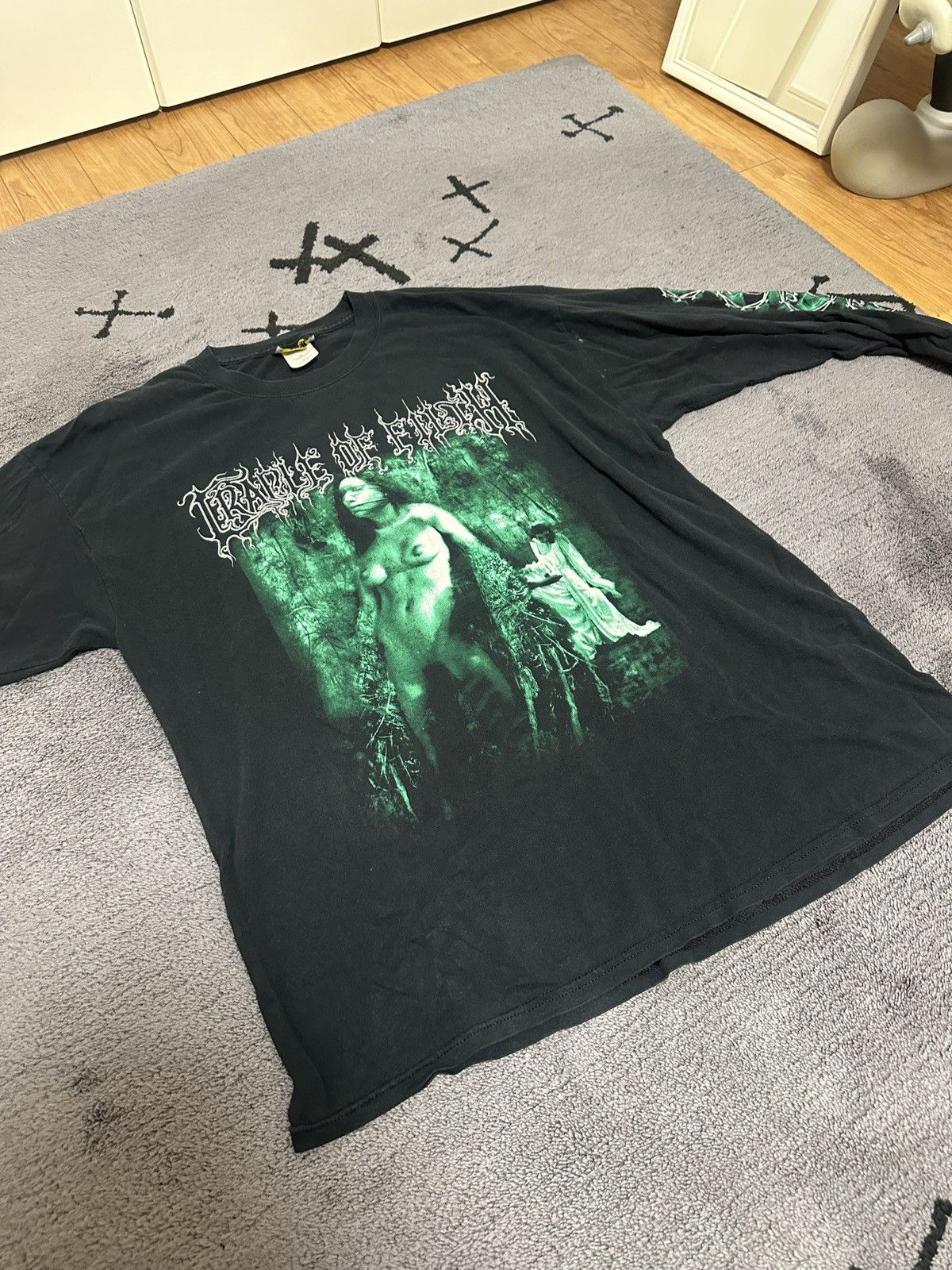 Vintage Cradle of Filth - Dani Filth Long sleeve Size US XL / EU 56 / 4 - 4 Thumbnail