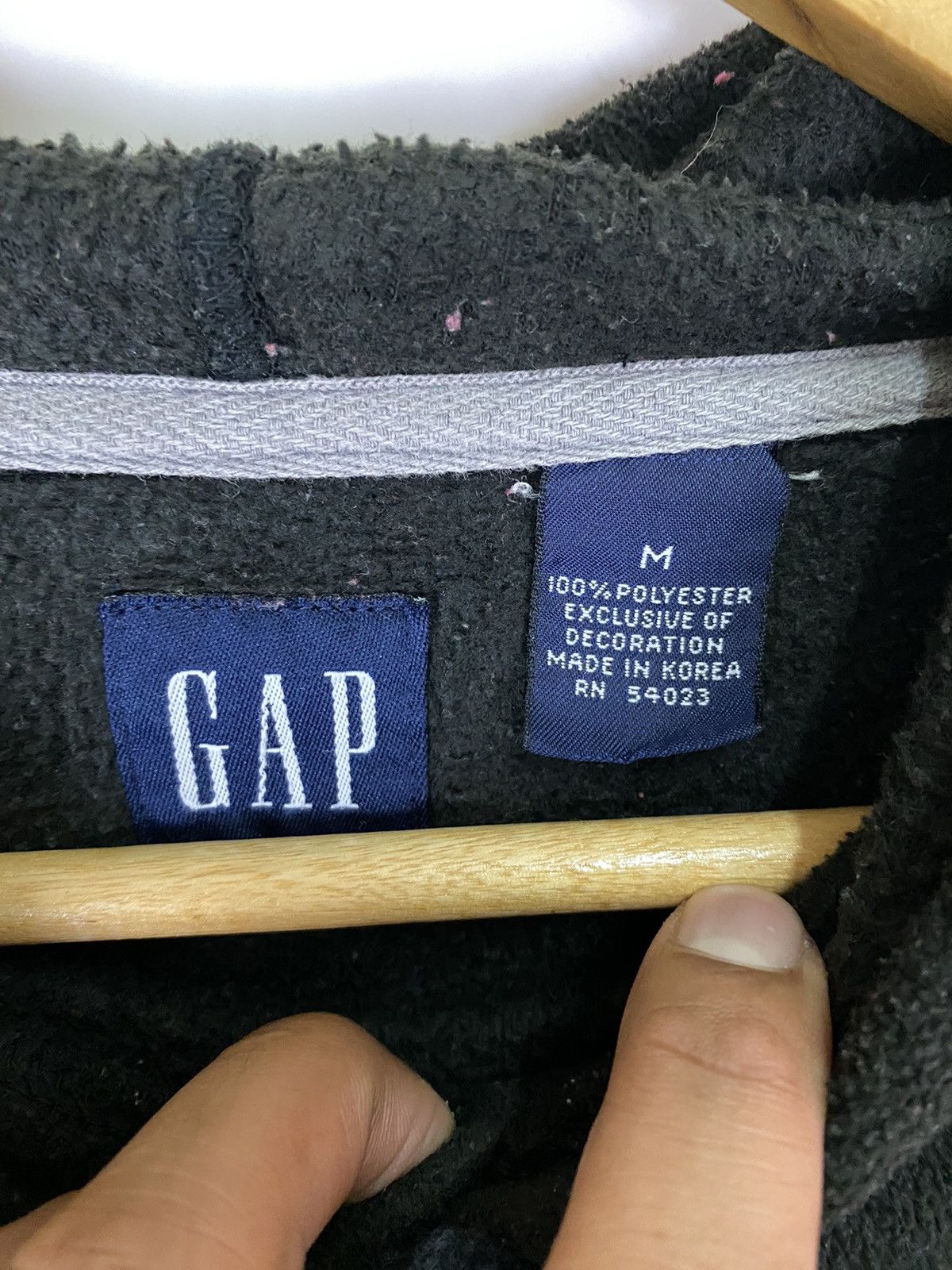 Gap × Vintage Vintage Gap Fleece Hoodies Size US L / EU 52-54 / 3 - 7 Thumbnail