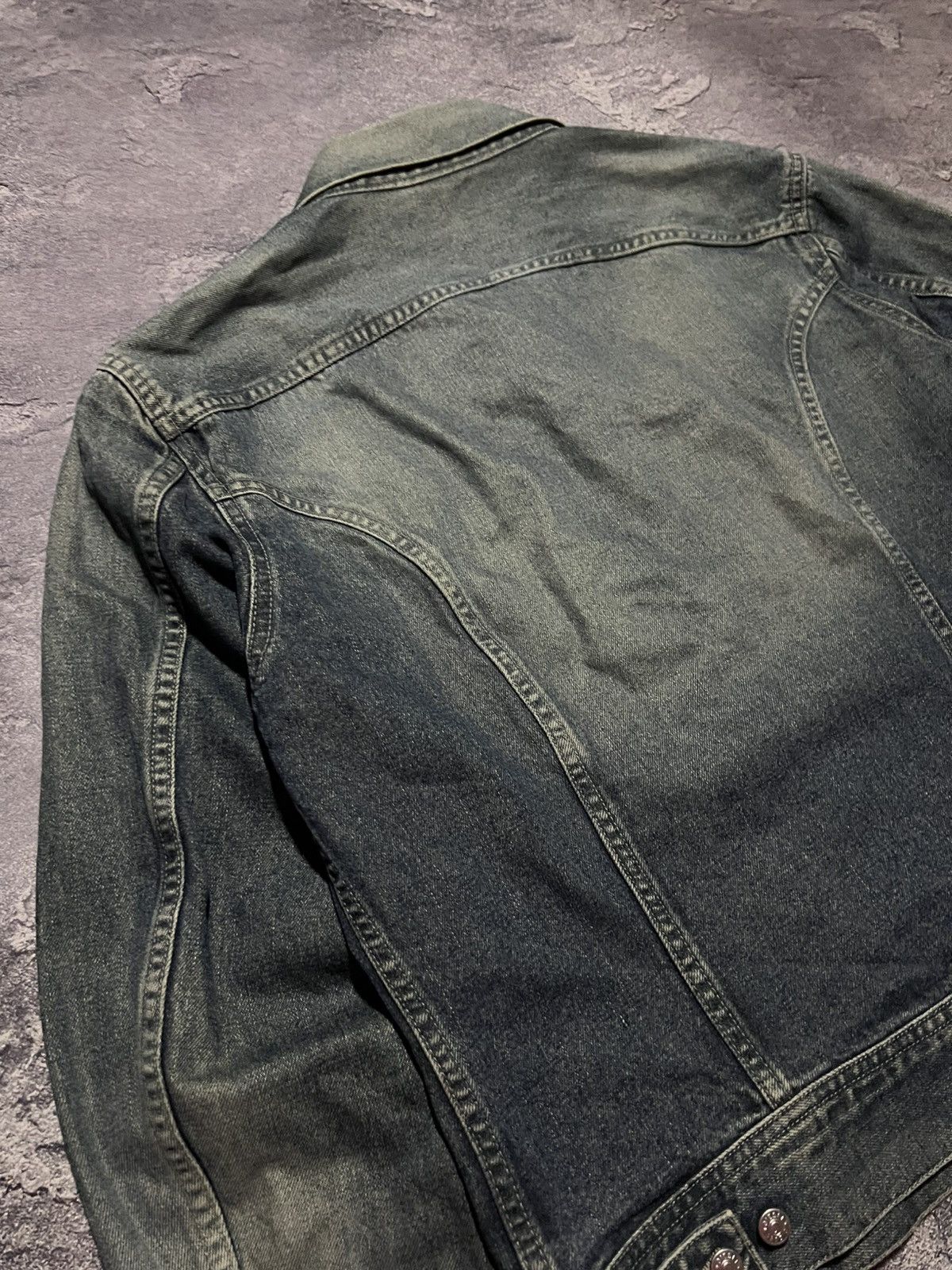 Diesel Vintage Diesel Denim Jacket Faded Y2K Archive Streetwear Size US L / EU 52-54 / 3 - 10 Thumbnail
