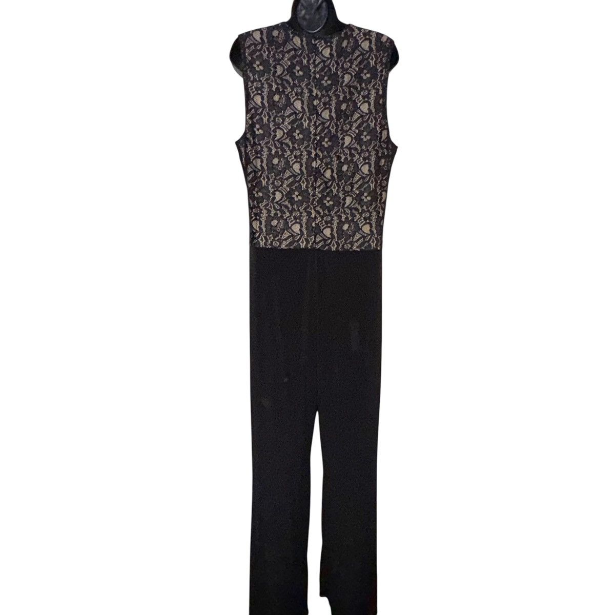 Venus Venus sleeveless lace top wide leg jumpsuit Size 36" / US 14 / IT 50 - 5 Thumbnail