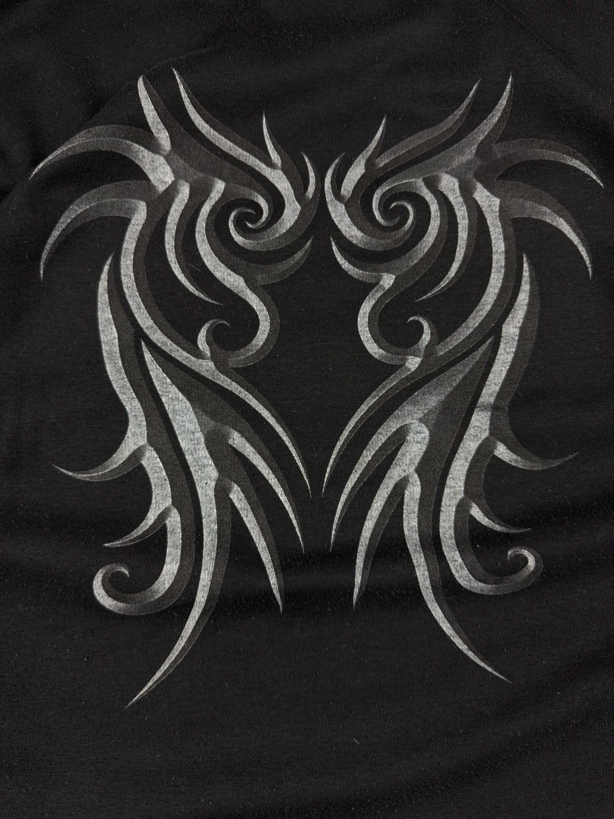Japanese Brand × Vintage Vintage y2k crazy tribal dragon print rave style long sleeve Size US S / EU 44-46 / 1 - 8 Thumbnail