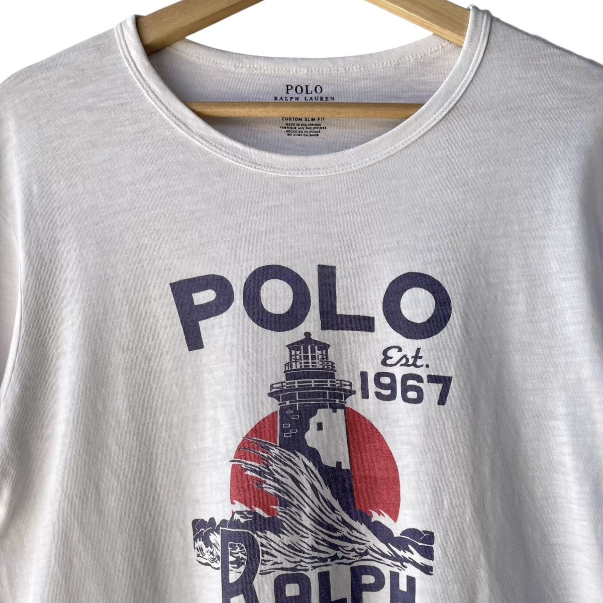 Polo Ralph Lauren Polo Ralph Lauren RL New York Lighthouse Graphic Tee Size US L / EU 52-54 / 3 - 3 Thumbnail
