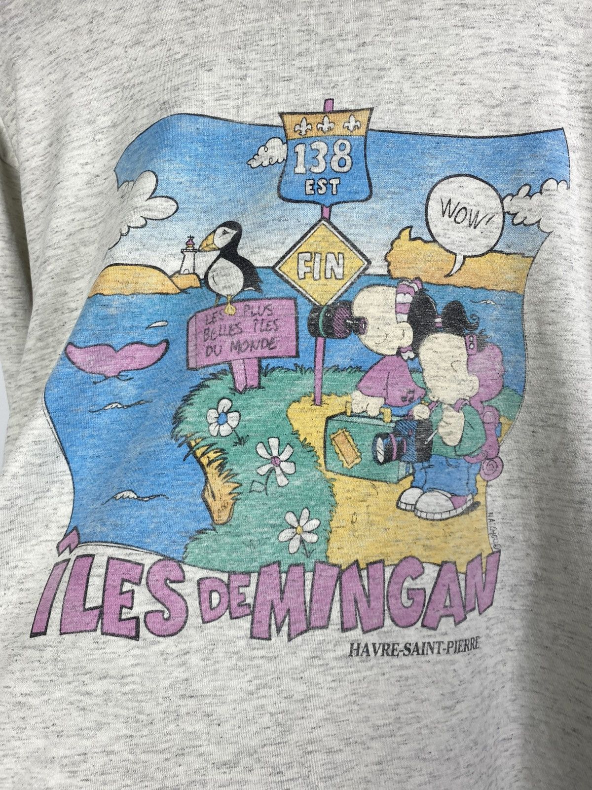 Japanese Brand × Vintage Vintage 80s iles de mingan Canada long sleeve T shirt Size US S / EU 44-46 / 1 - 2 Thumbnail