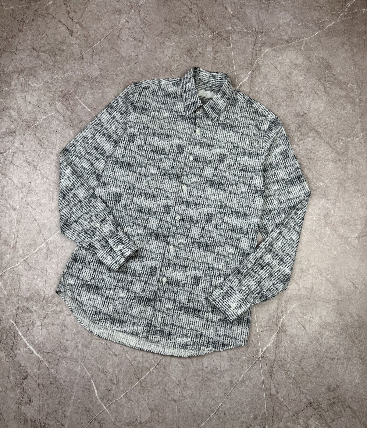 Prada Prada 2020 Abstract Micro-Dot Printed Shirt Size US M / EU 48-50 / 2 - 3 Thumbnail