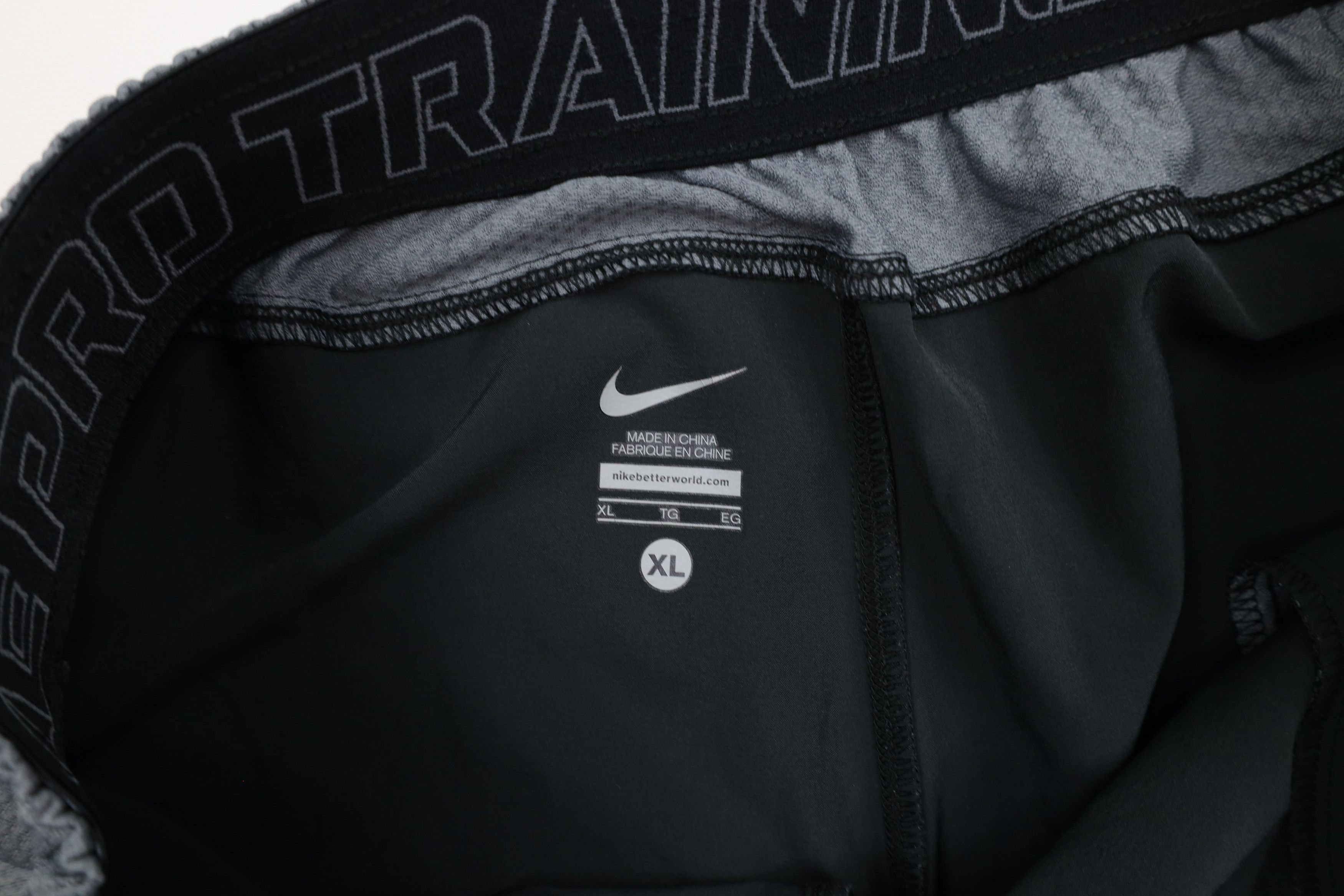Nike × Vintage Nike Pro Training Mini Swoosh Vented Gym Basketball Shorts Size US 36 / EU 52 - 9 Thumbnail