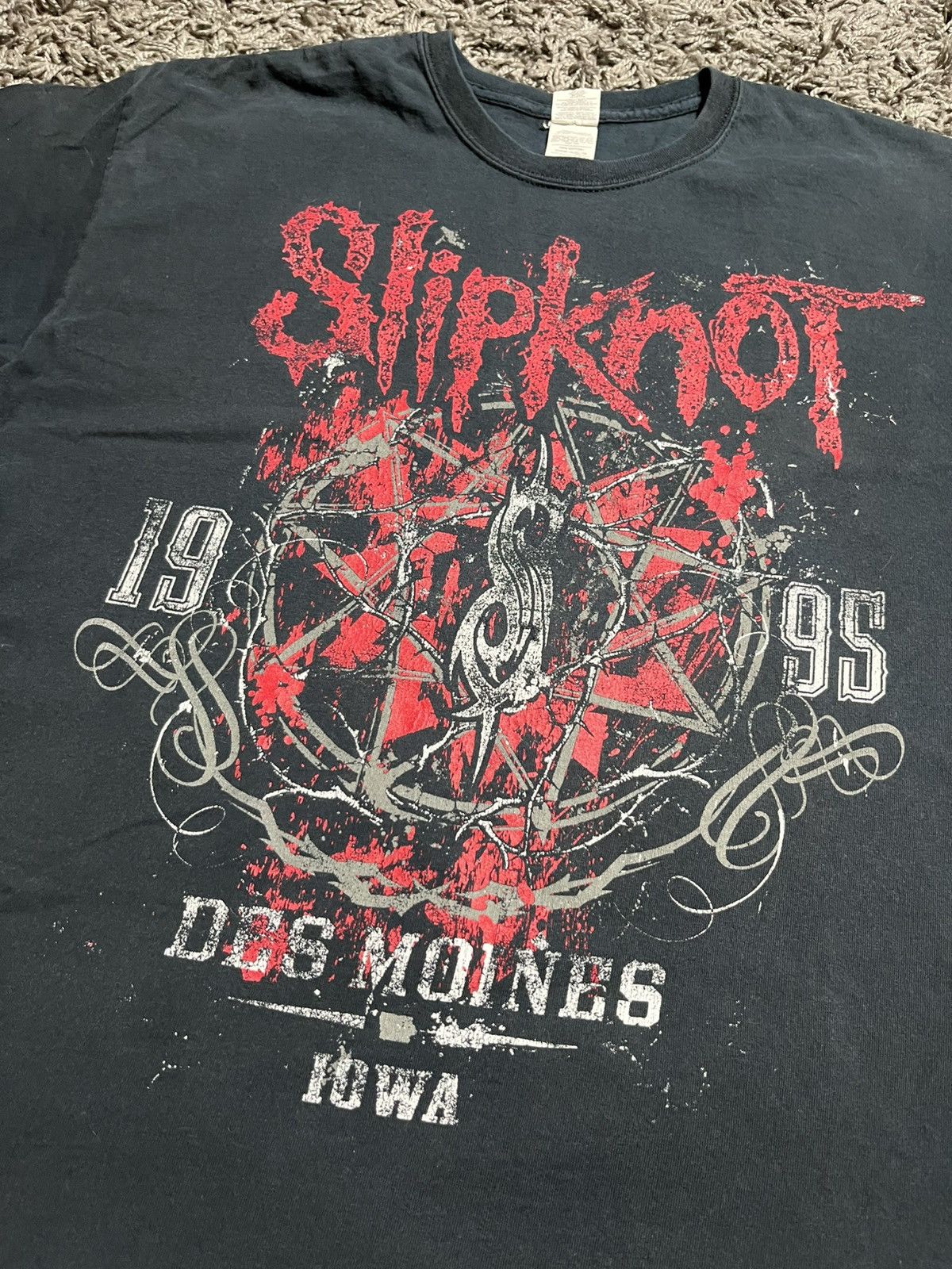 Slipknot SLIPKNOT VINTAGE FADED BAND ROCK COTTON TEE DOUBLE PRINTED Size US XL / EU 56 / 4 - 2 Thumbnail