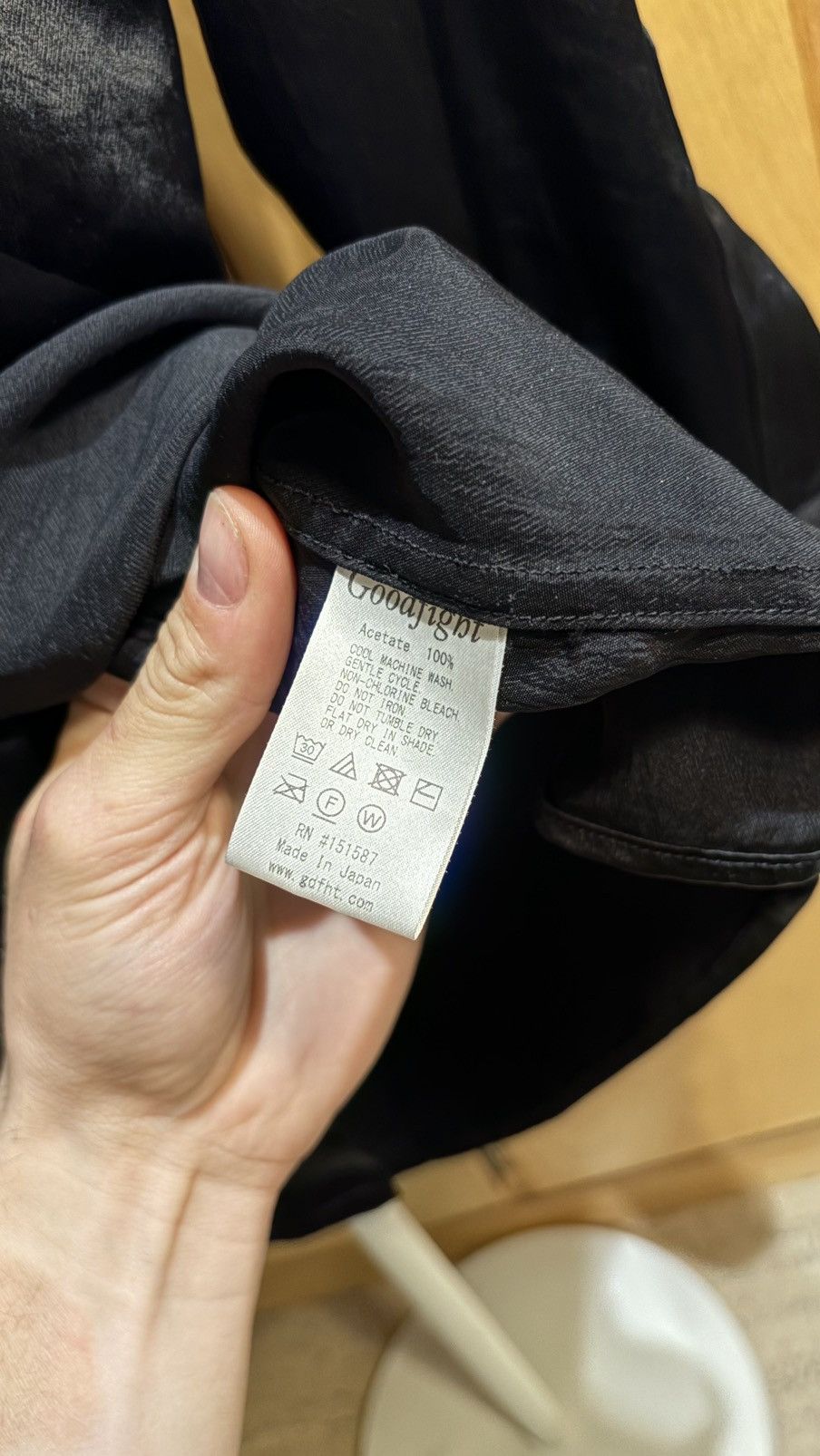 Goodfight Goodfight acetate black shirt Size US L / EU 52-54 / 3 - 3 Thumbnail