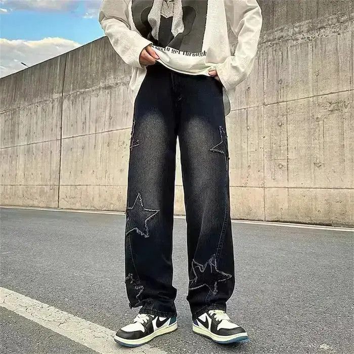 Japanese Brand Men Jeans Loose High Street Vibe Denim Jeans Size US 30 / EU 46 - 1 Thumbnail