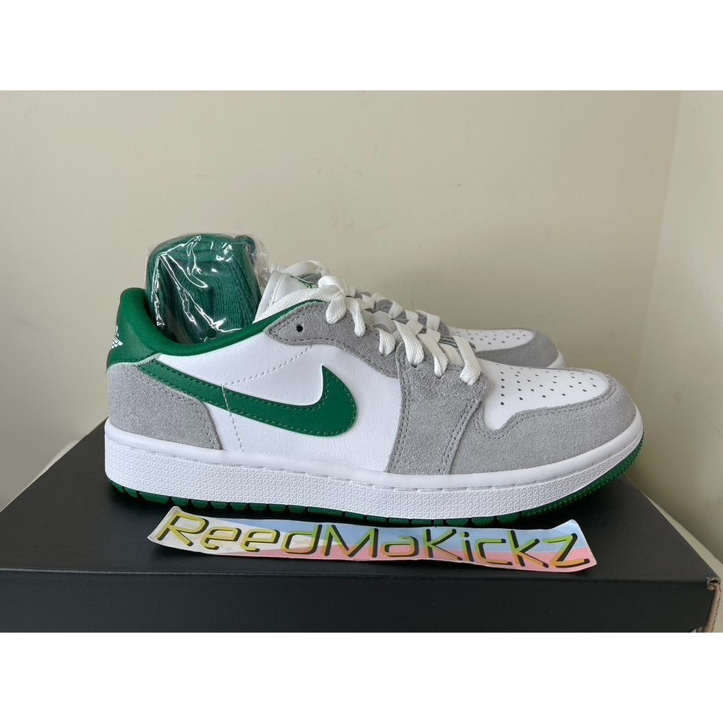 Jordan Brand Jordan 1 Low Golf White Pine Green Masters Mens 5.5us Size US 5.5 / EU 38 - 4 Thumbnail