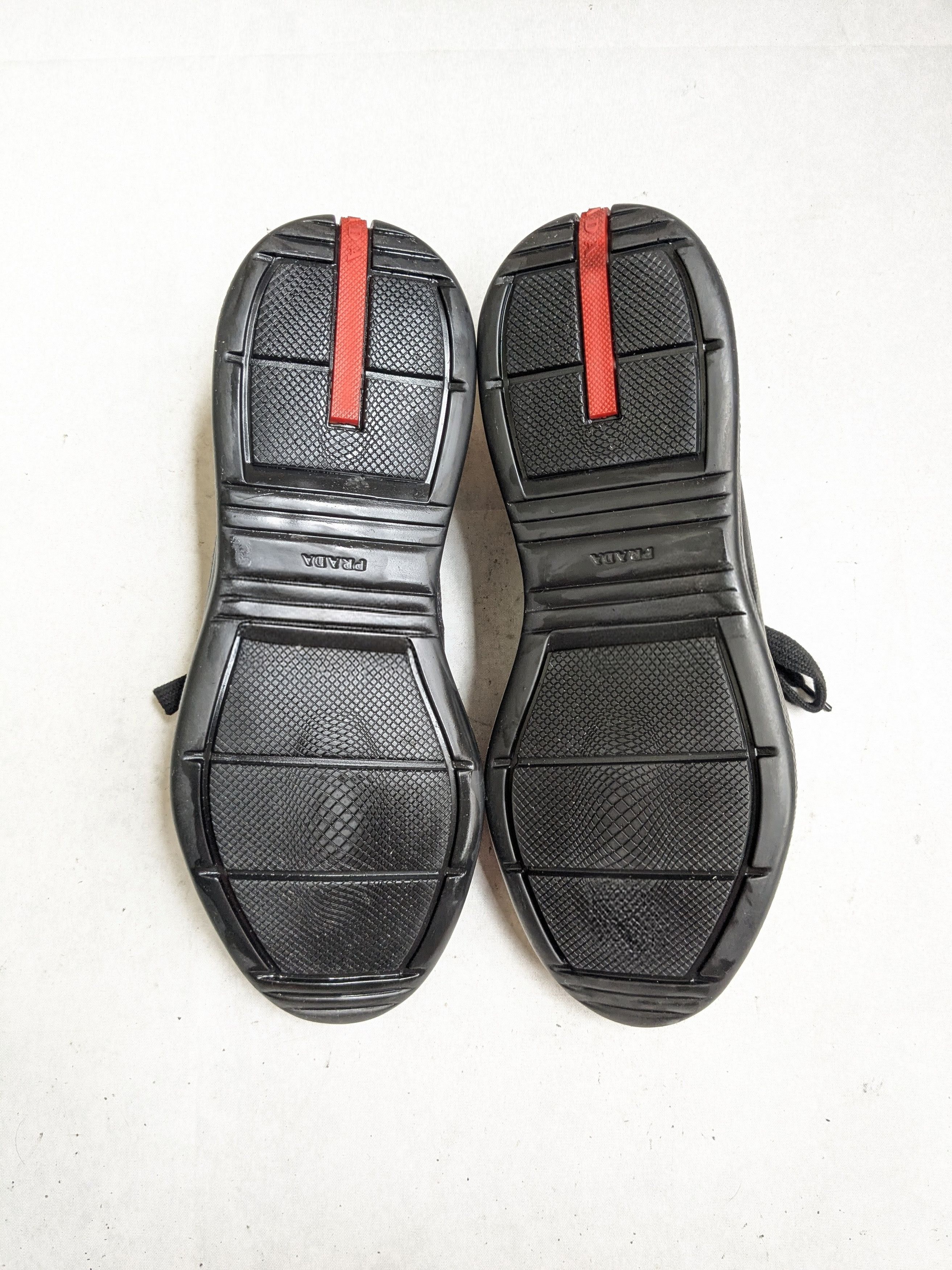 Prada Prada America's Cup Sneakers Black 11 Low Tops Red Size US 11 / EU 44 - 13 Thumbnail