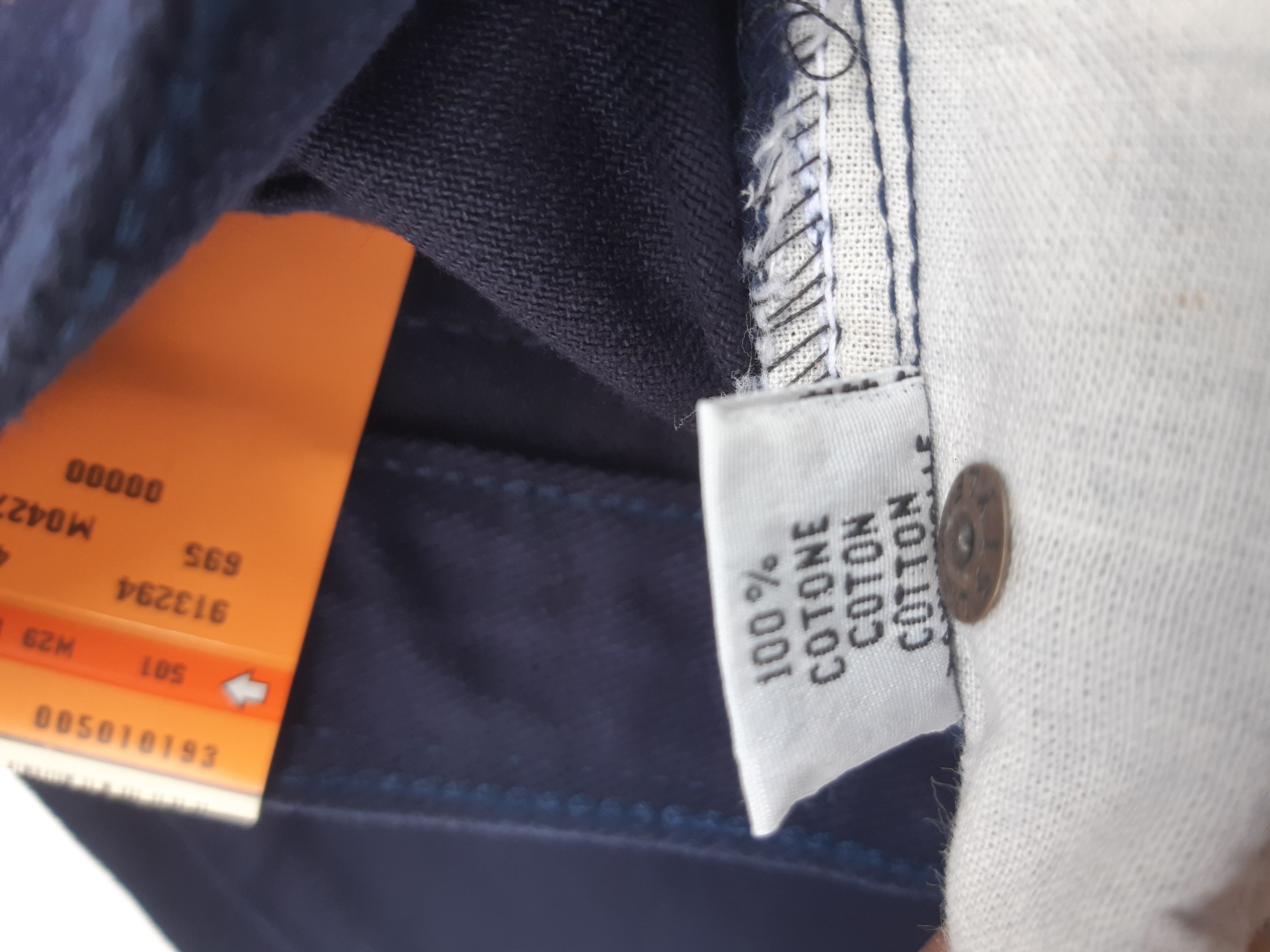 Levi's Vintage 2001 LEVIS 501 Jeans Italy size W29 L36 NWT Size 29" - 10 Thumbnail