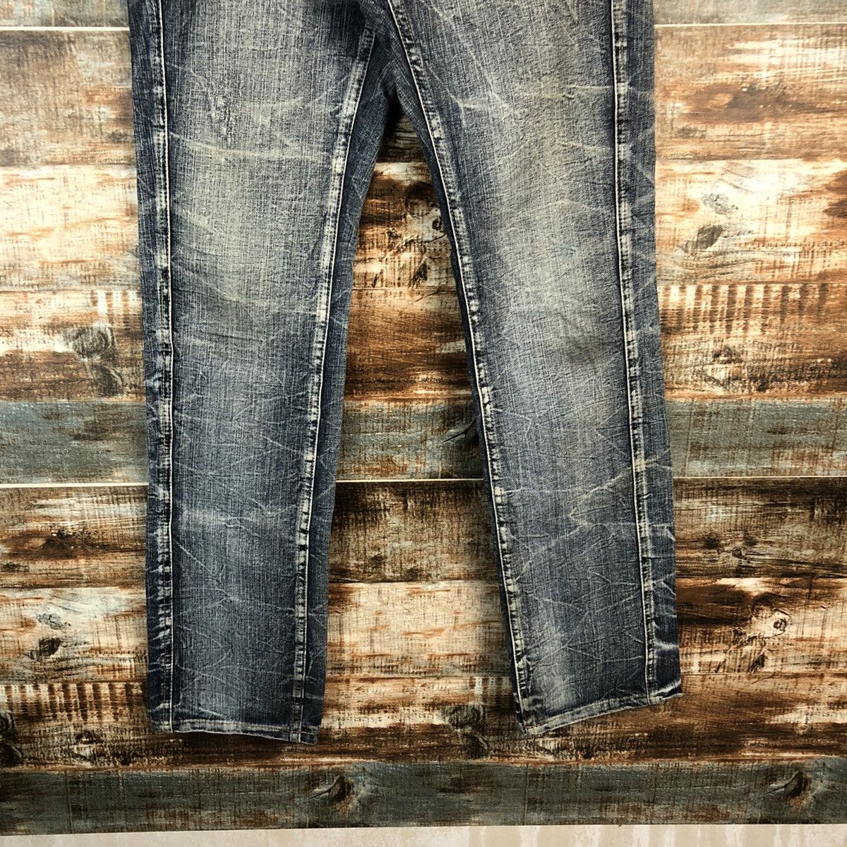 Japanese Brand DL Japanese Brand Blue Denim Pants #C633 Size US 31 - 6 Thumbnail