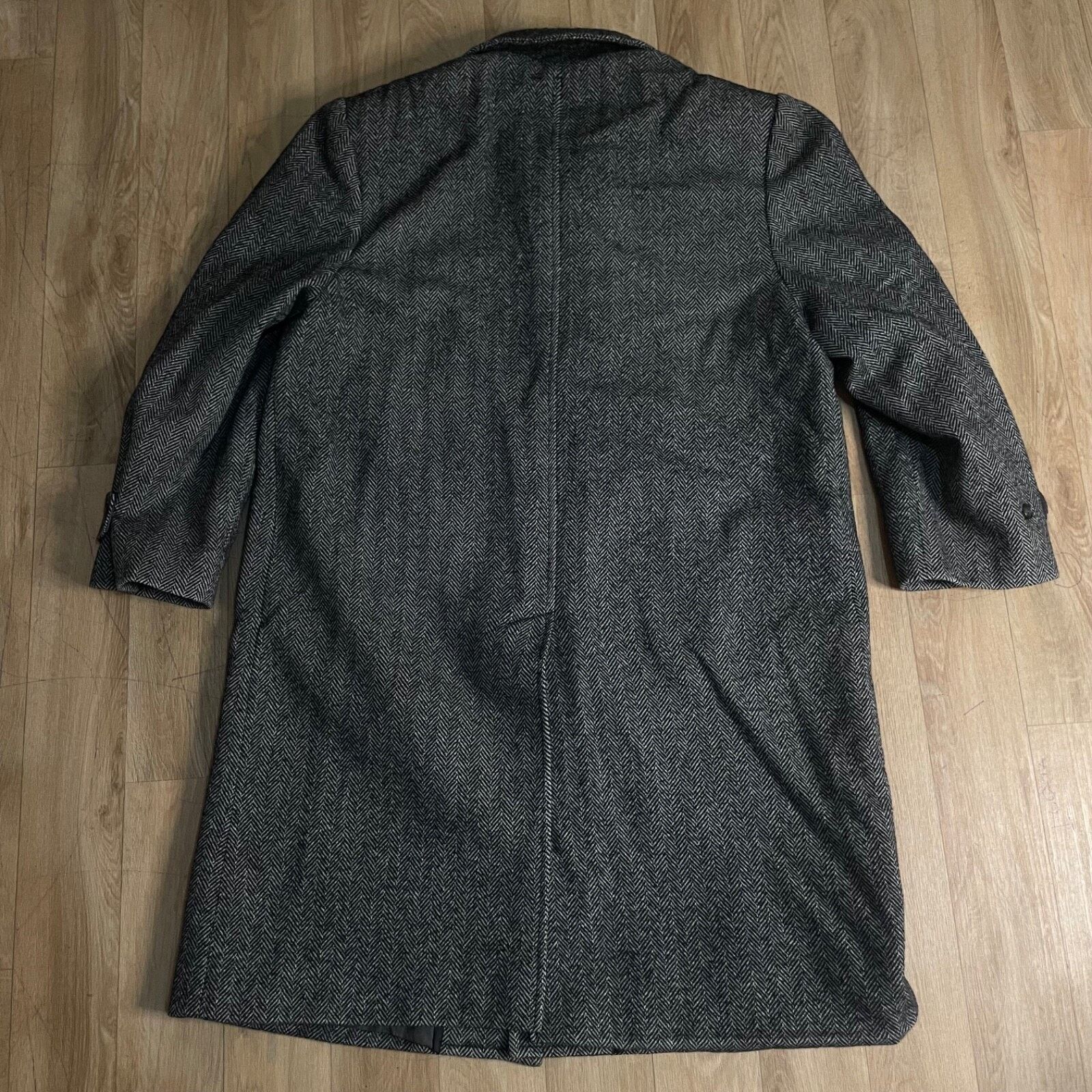 Burberry VINTAGE burberry trench coat tweed ALPACA WOOL overcoat mens Size US M / EU 48-50 / 2 - 3 Thumbnail